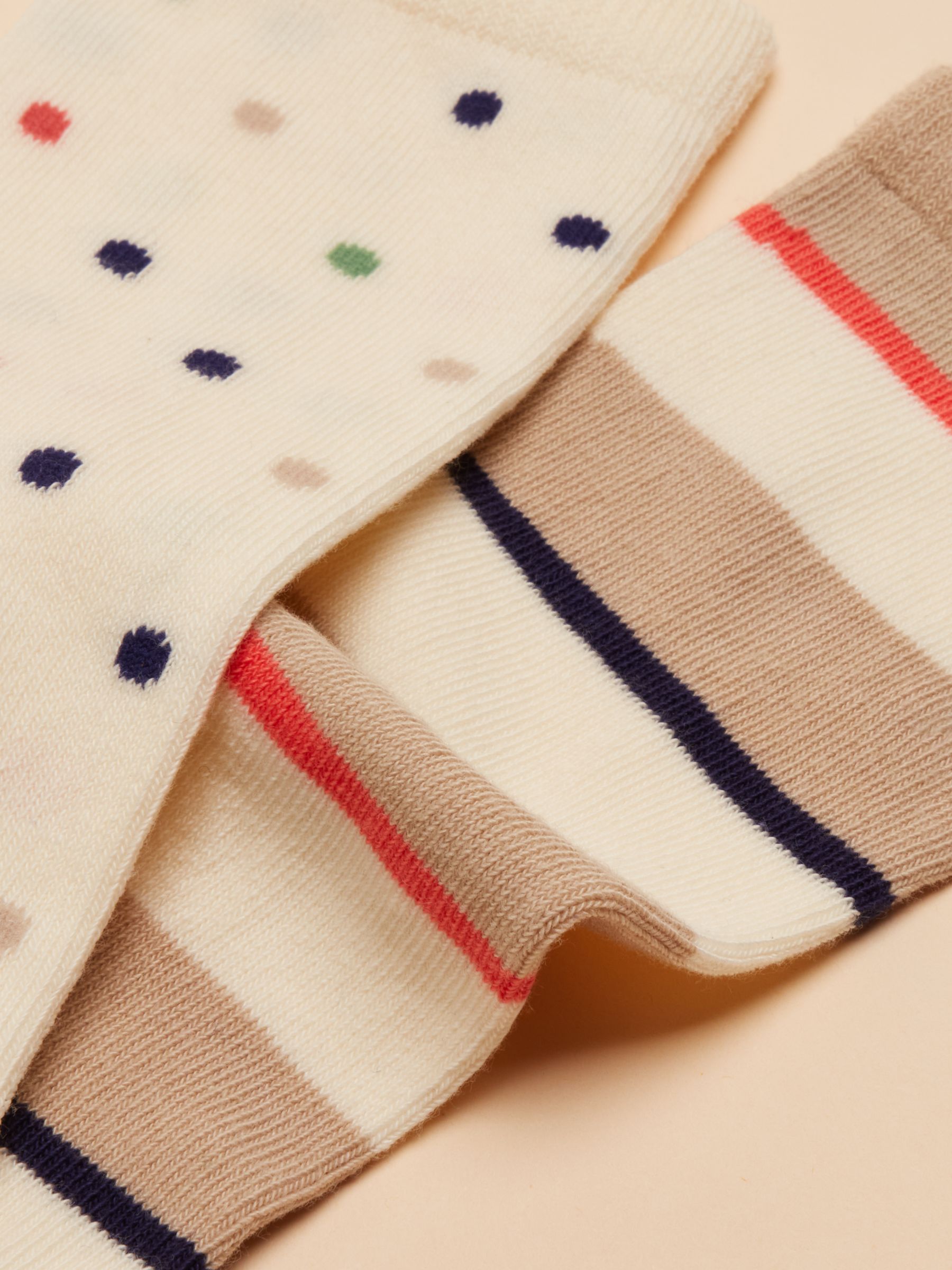 Everyday Multi Navy 5 Pack Socks - Image 2 of 3