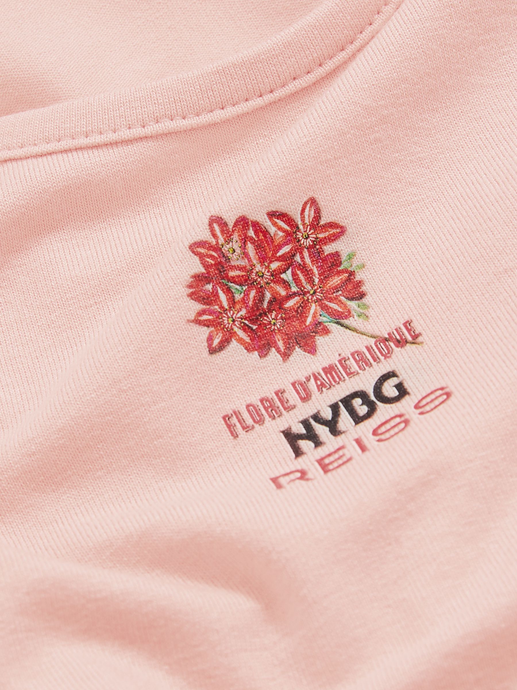 Reiss | NYBG Floral Emblem Vest in Pink - Image 5 of 5