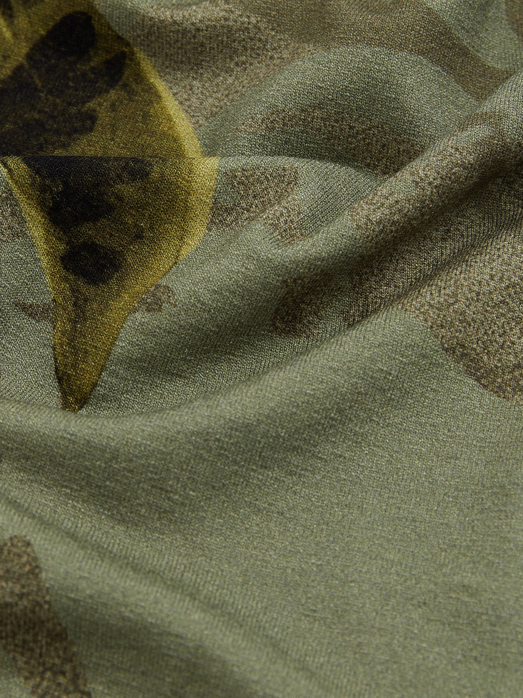 Reiss | NYBG Floral Scoop-Neck Vest in Khaki - Image 7 of 7