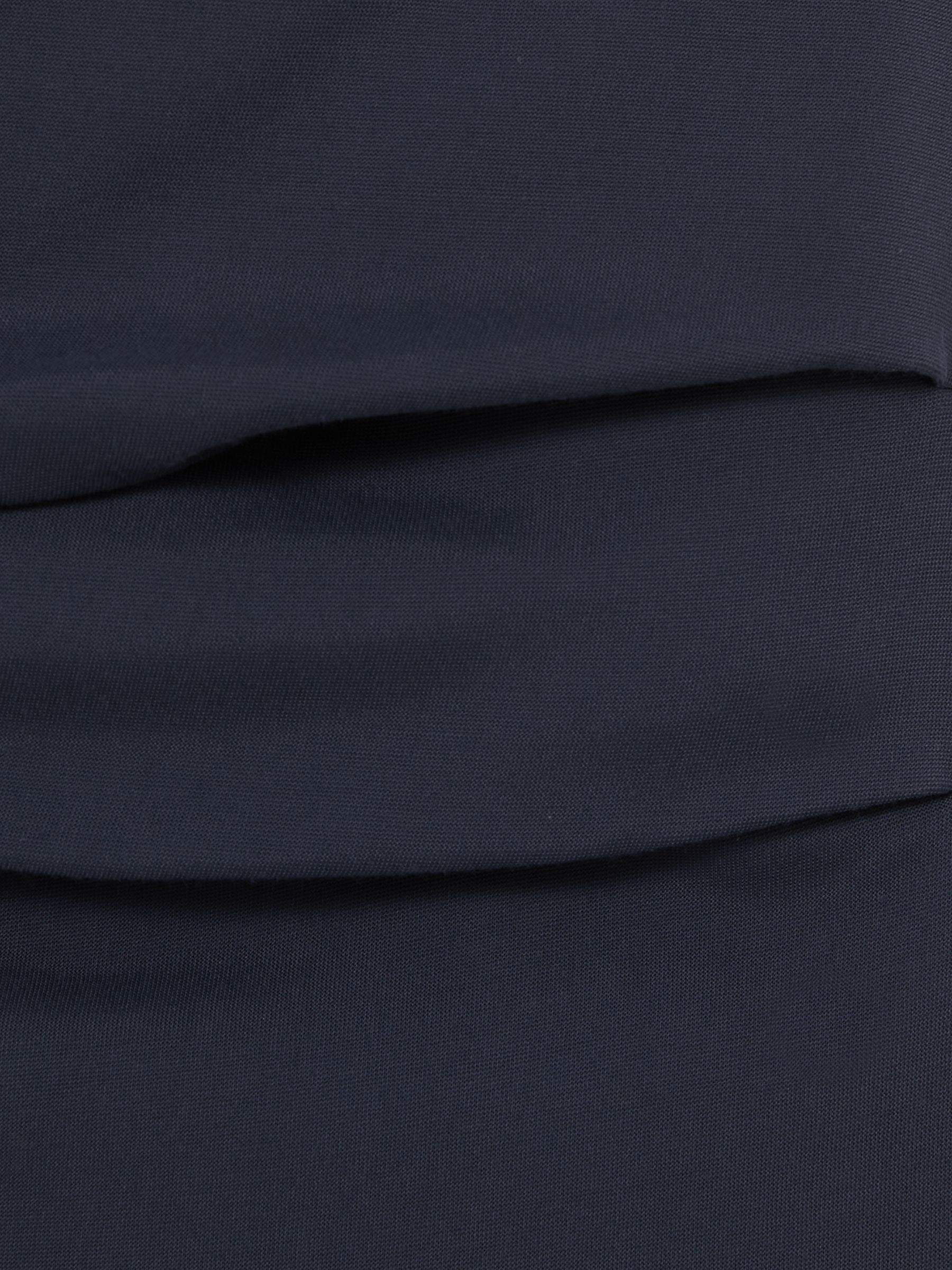 Ruched Bandeau Top in Navy - Image 6 of 6