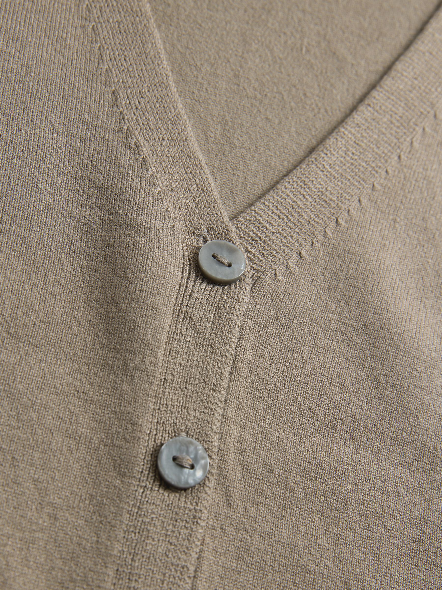 Black/Taupe Brown 2 Pack Button Through Knitted Vests - Image 4 of 5