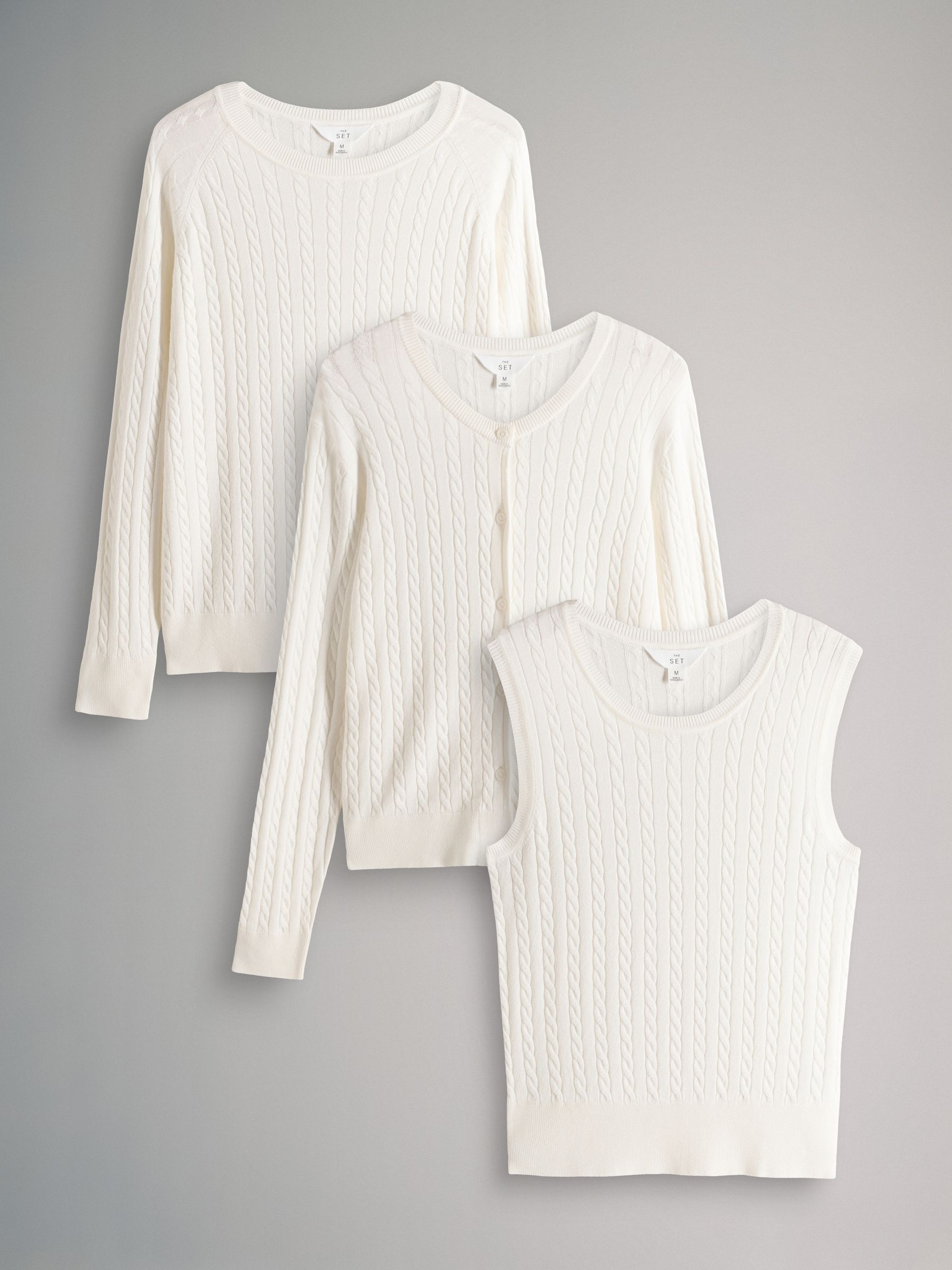 Cream - 3 Pack Bundle Knit Jumpers - Image 2 of 10