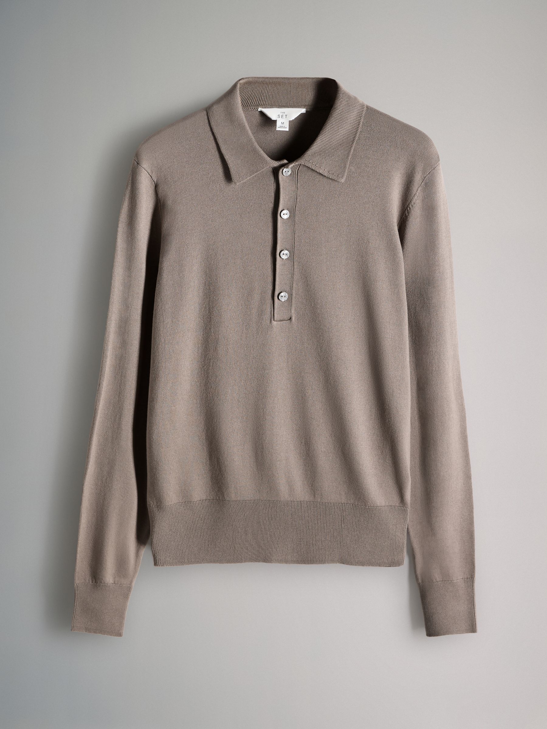 3 Pack Fine Knit Collared Polo Shirts - Image 4 of 8