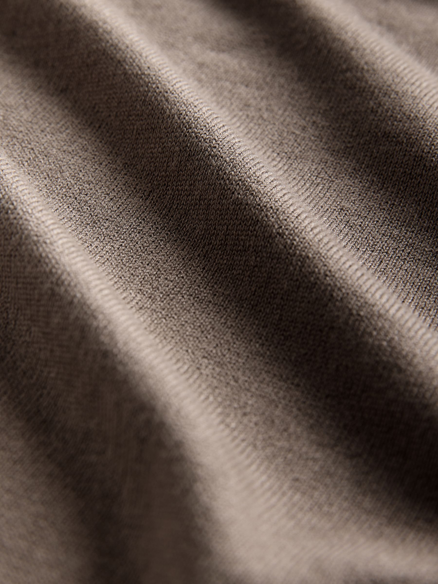 Black/Taupe Brown/Cream 3 Pack Fine Knit Collared Polo Shirts - Image 5 of 5