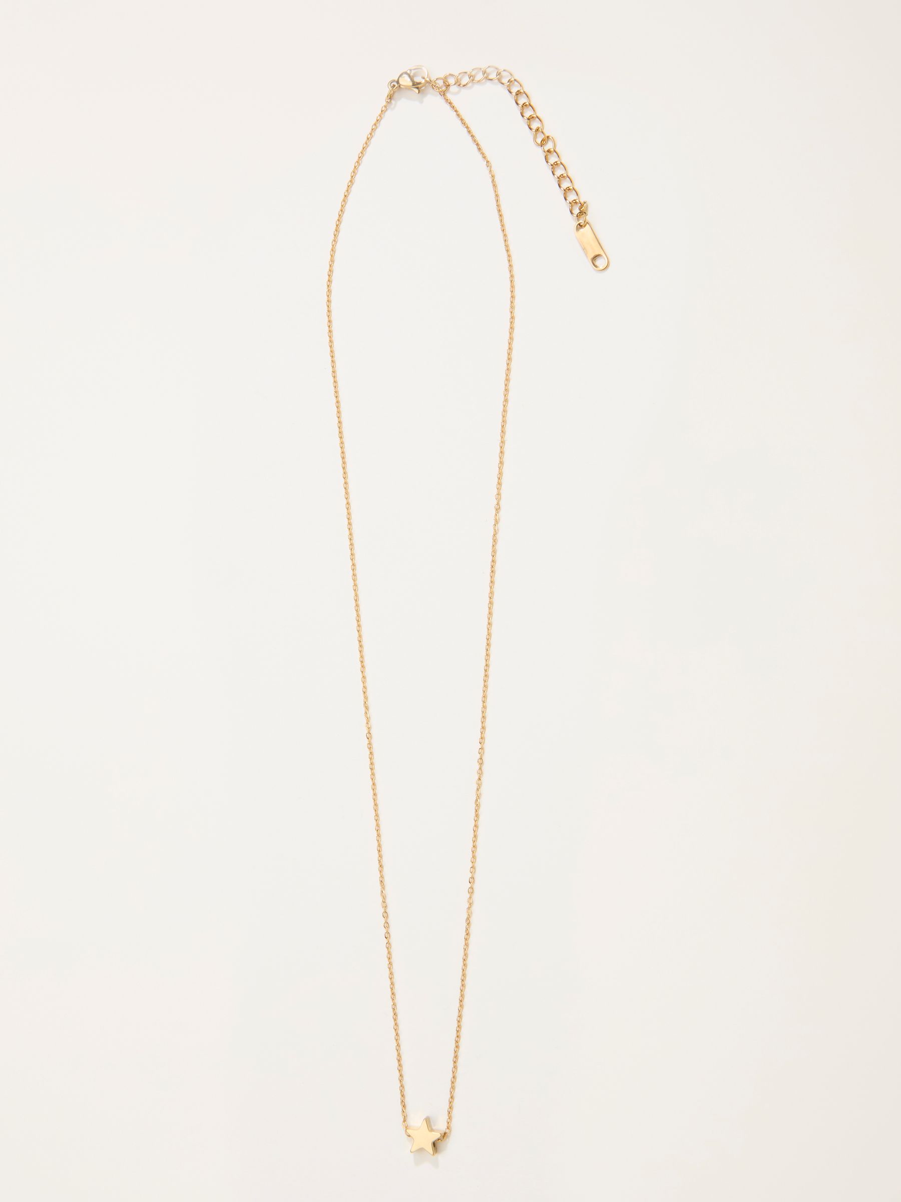 Gold Tone Waterproof Star Necklace - Image 1 of 2