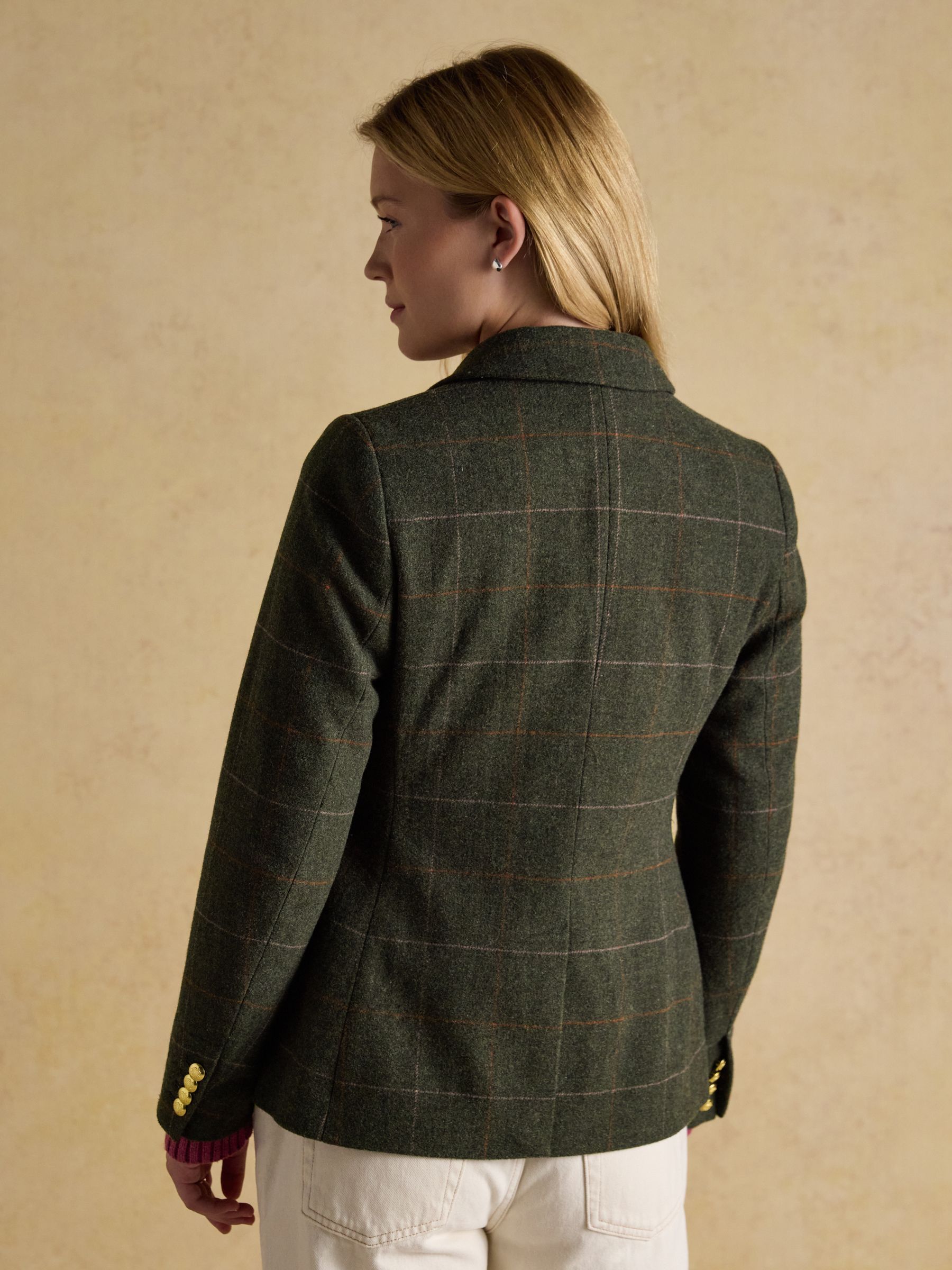 Canterly Green Check Tweed Hacking Jacket - Image 2 of 11