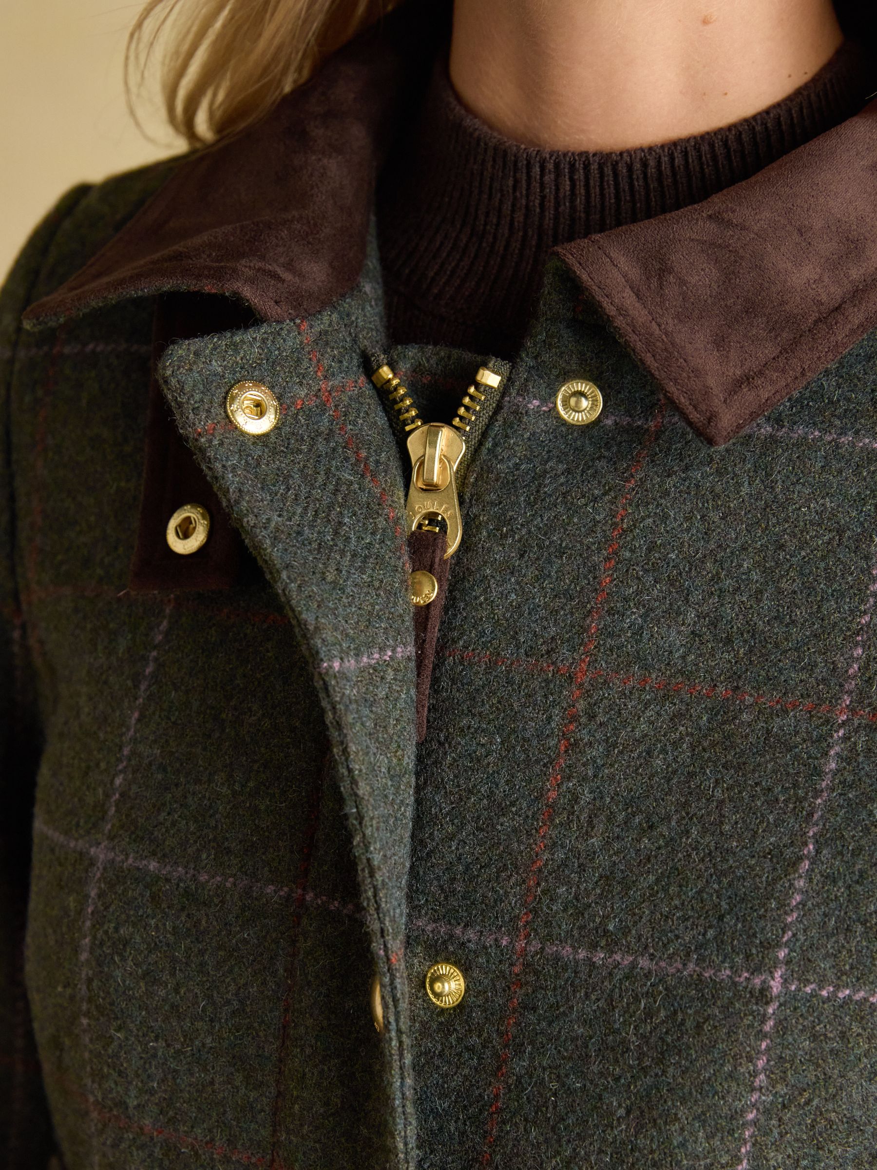 Classic Fieldcoat Green Tweed Coat - Image 5 of 12
