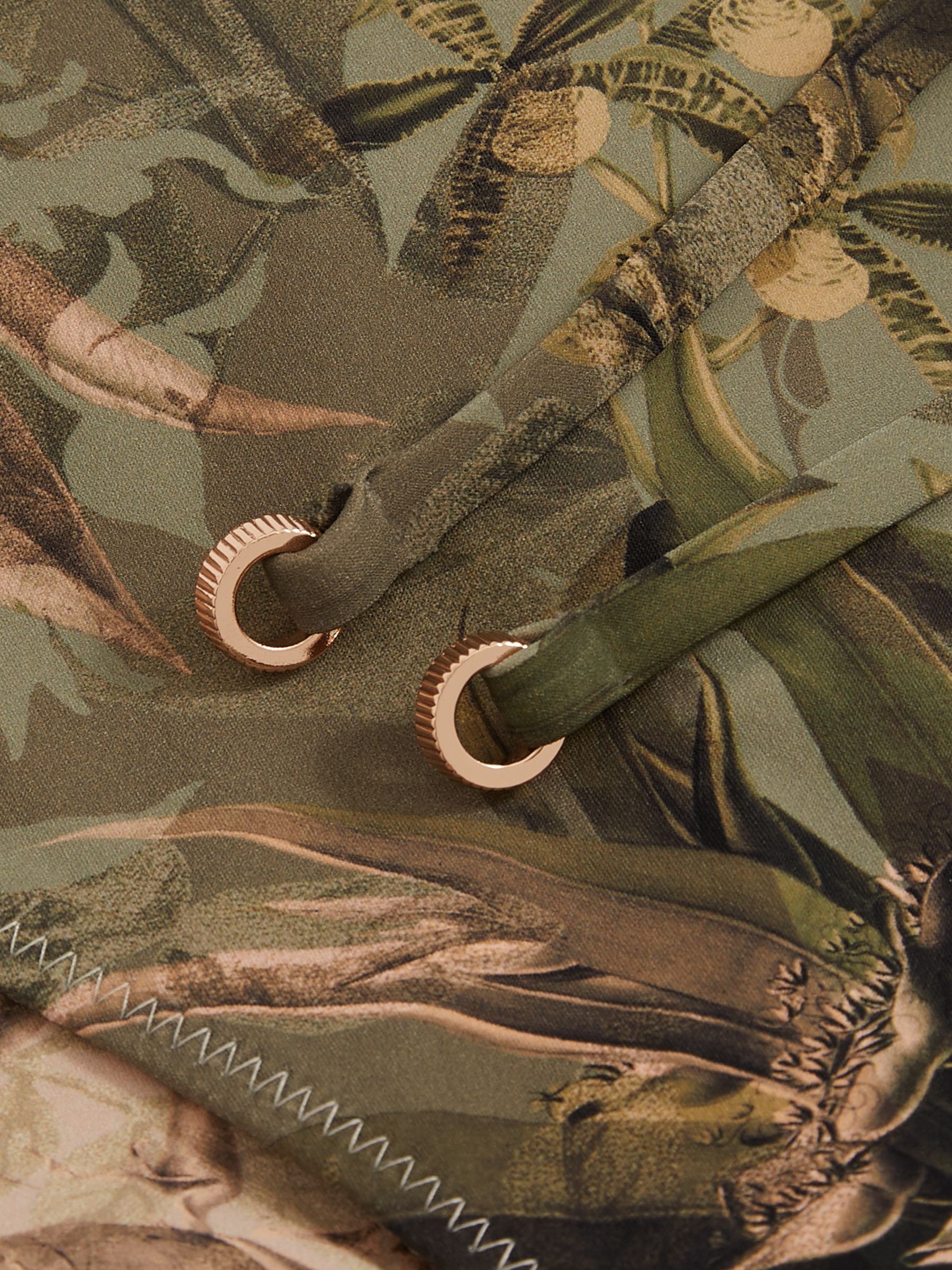 Reiss | NYBG Floral Tie Bikini Bottoms in Khaki - image 4