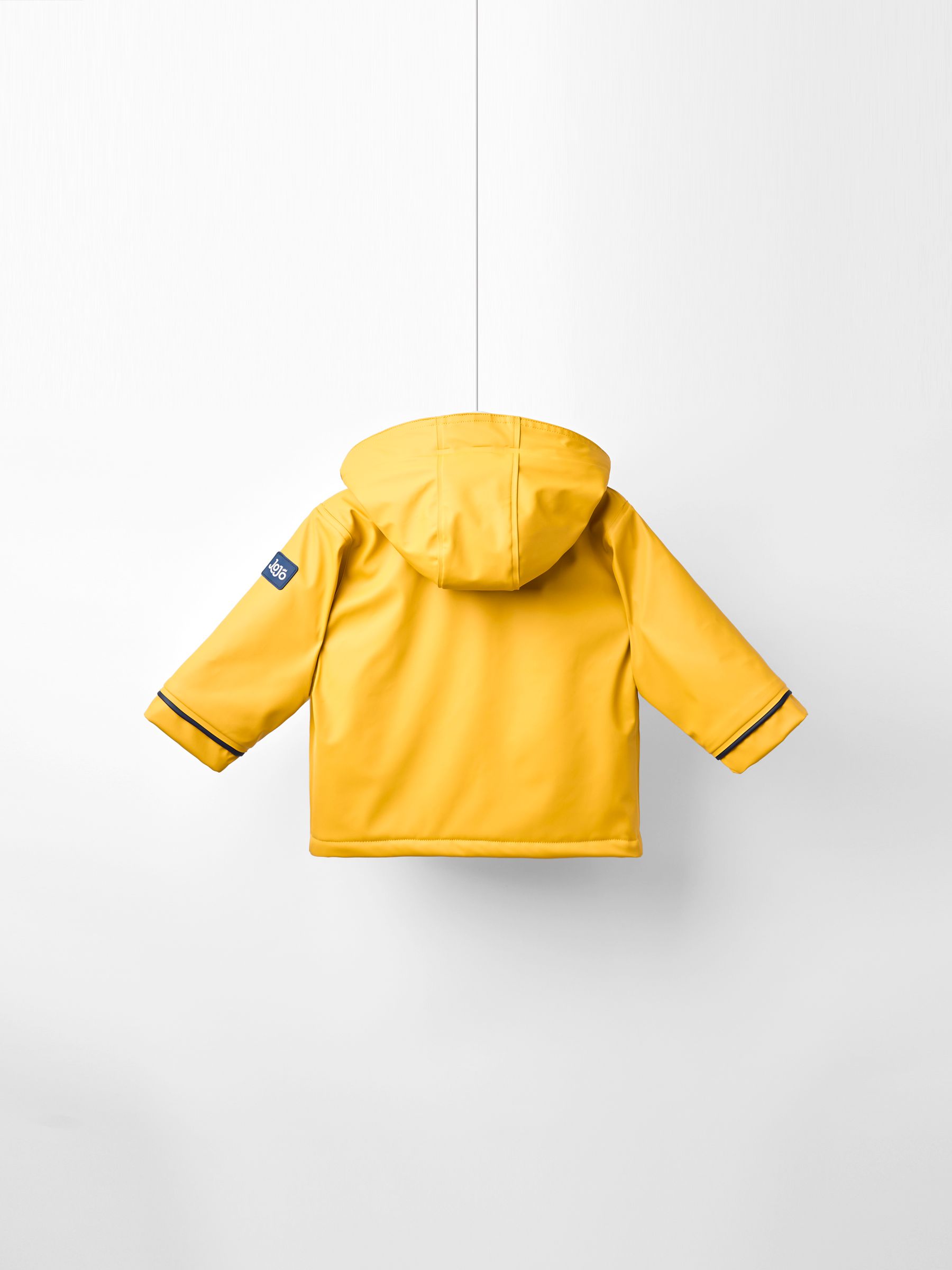 Yellow Navy Cosy Lined Waterproof Jacket | JoJo Maman Bébé USA