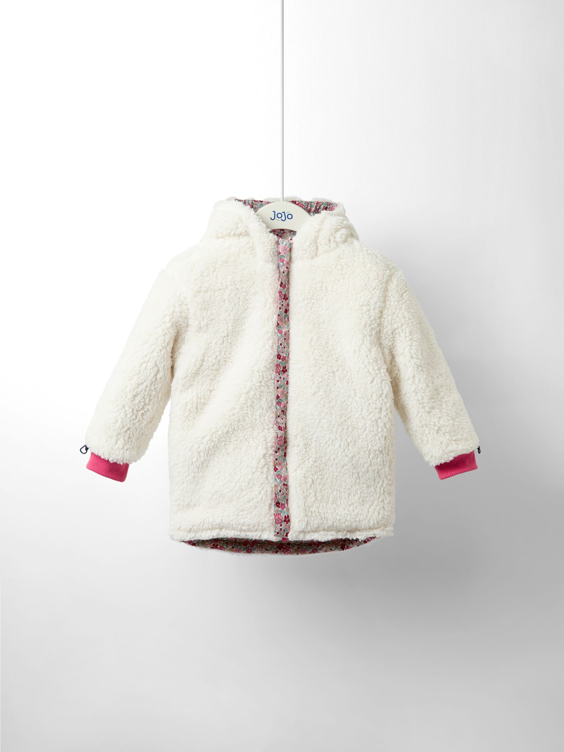 Baby Pink Reversible Fleece Lined Jacket - Image 7 of 11