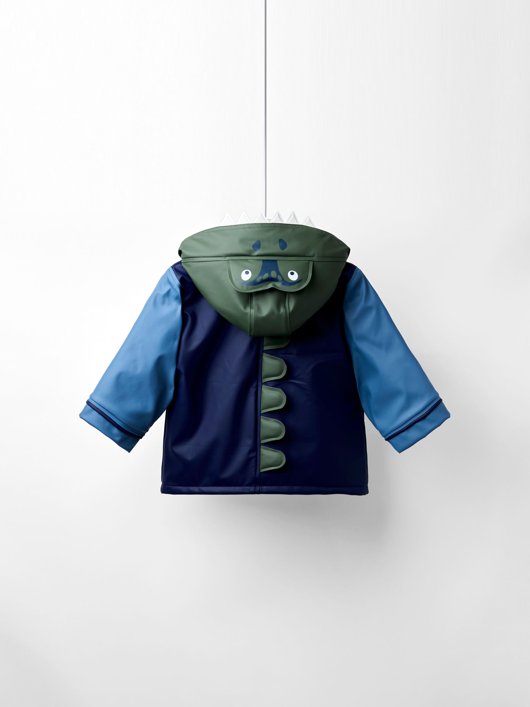 Navy Multi Dino Waterproof Borg Lined Jacket - Image 2 of 5