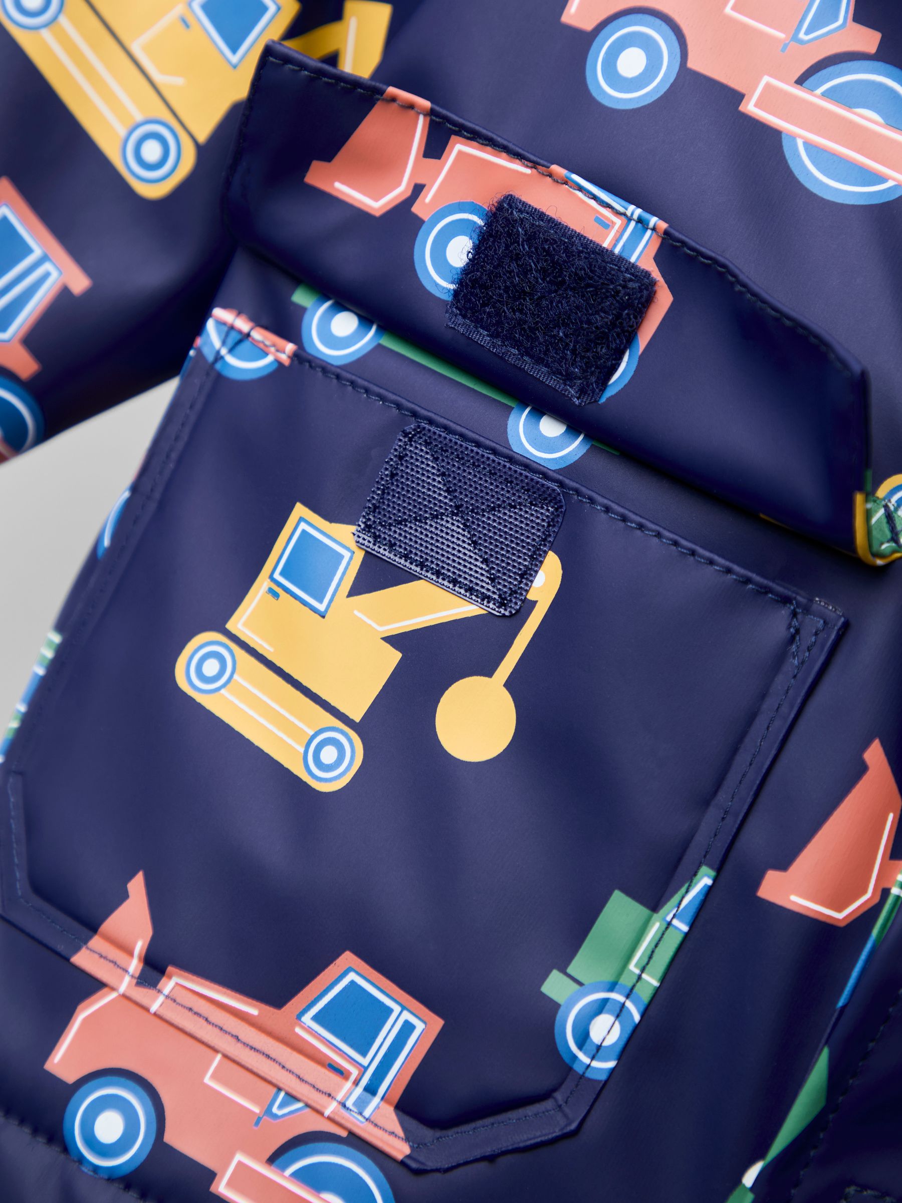 Navy Blue Waterproof Cosy Lined Jacket - Image 8 of 9