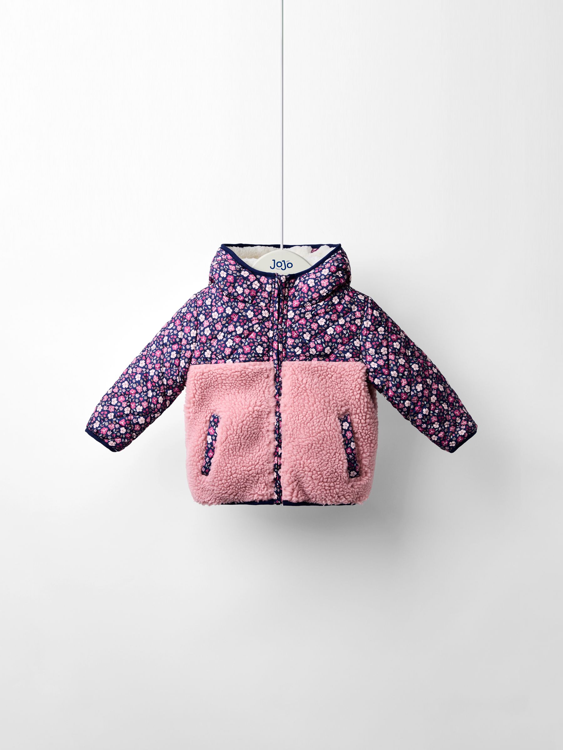 Cream Reversible Fleece Lined Jacket - Image 1 of 10