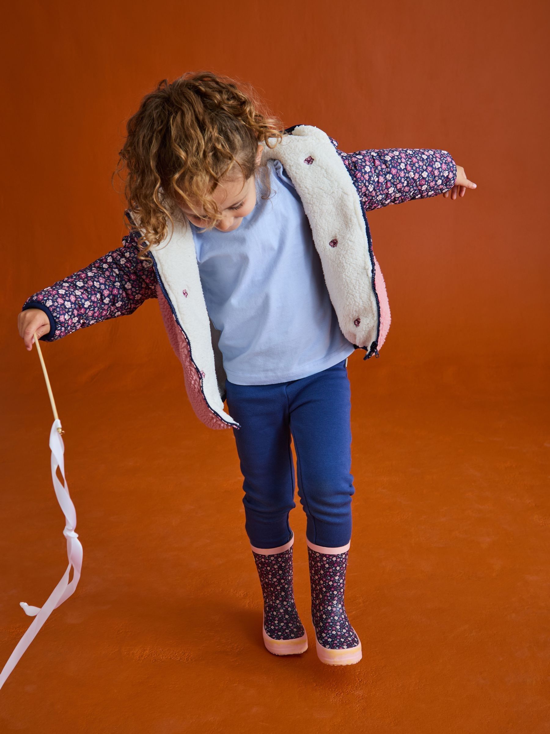 Pink Reversible Fleece Lined Jacket - Image 17 of 19