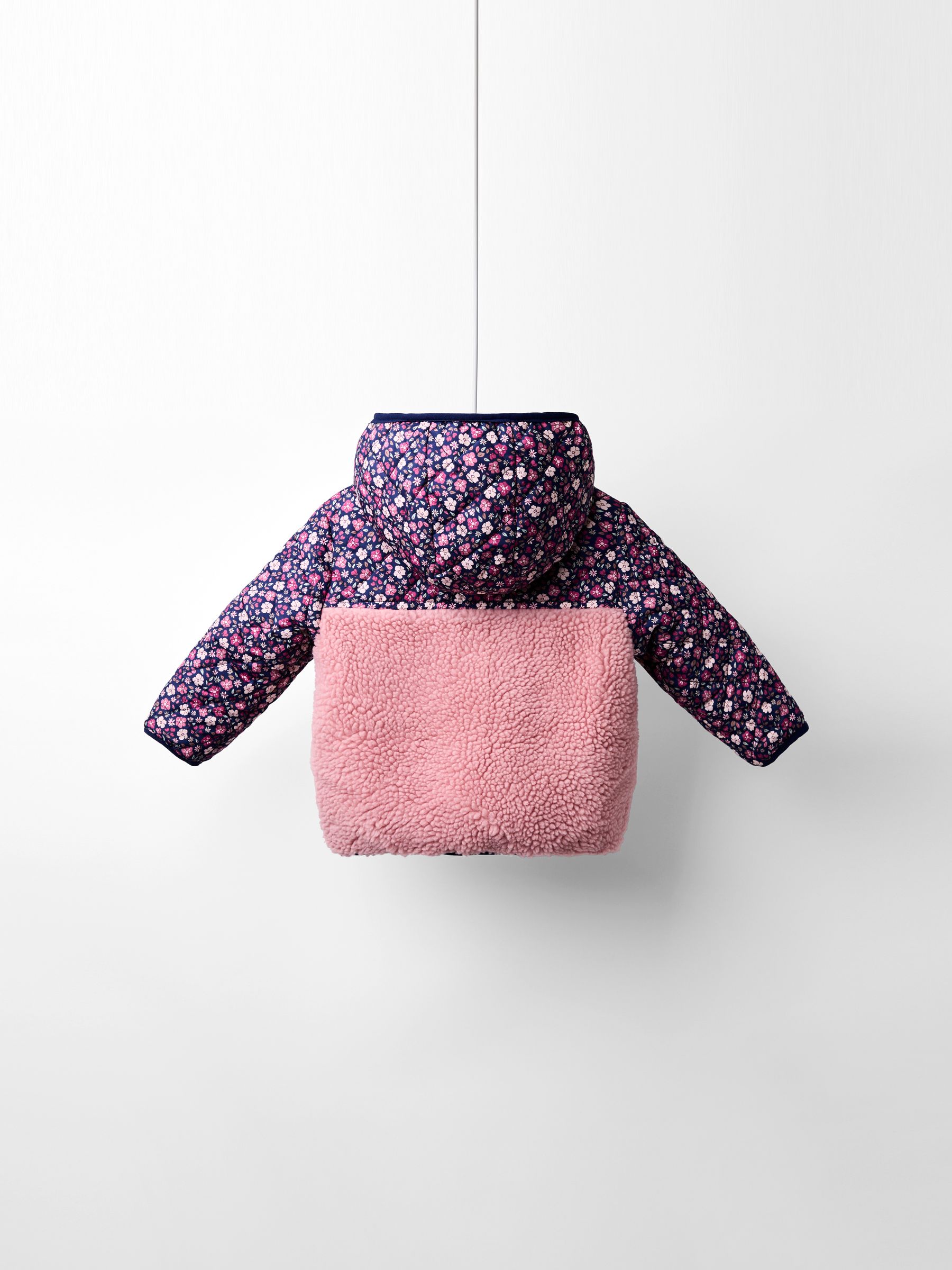 Cream Reversible Fleece Lined Jacket - Image 3 of 10
