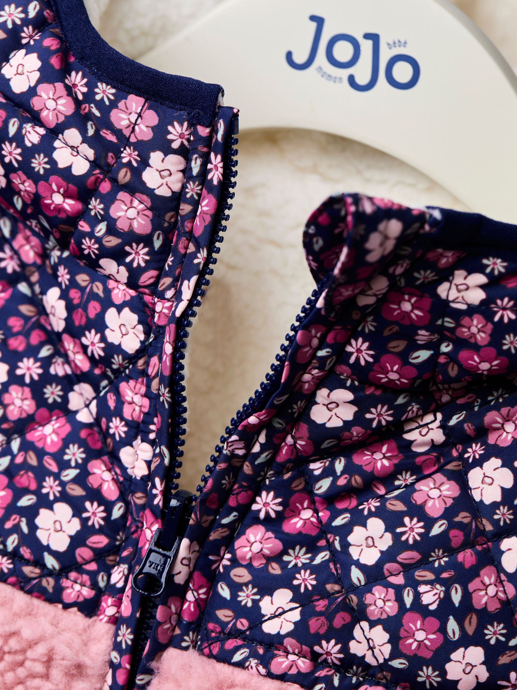 Cream Reversible Fleece Lined Jacket - Image 6 of 10