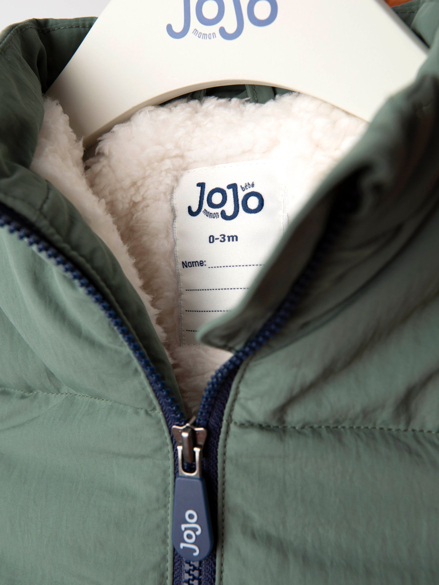 Green Multi Cosy Lined Puffer Jacket - Image 3 of 6