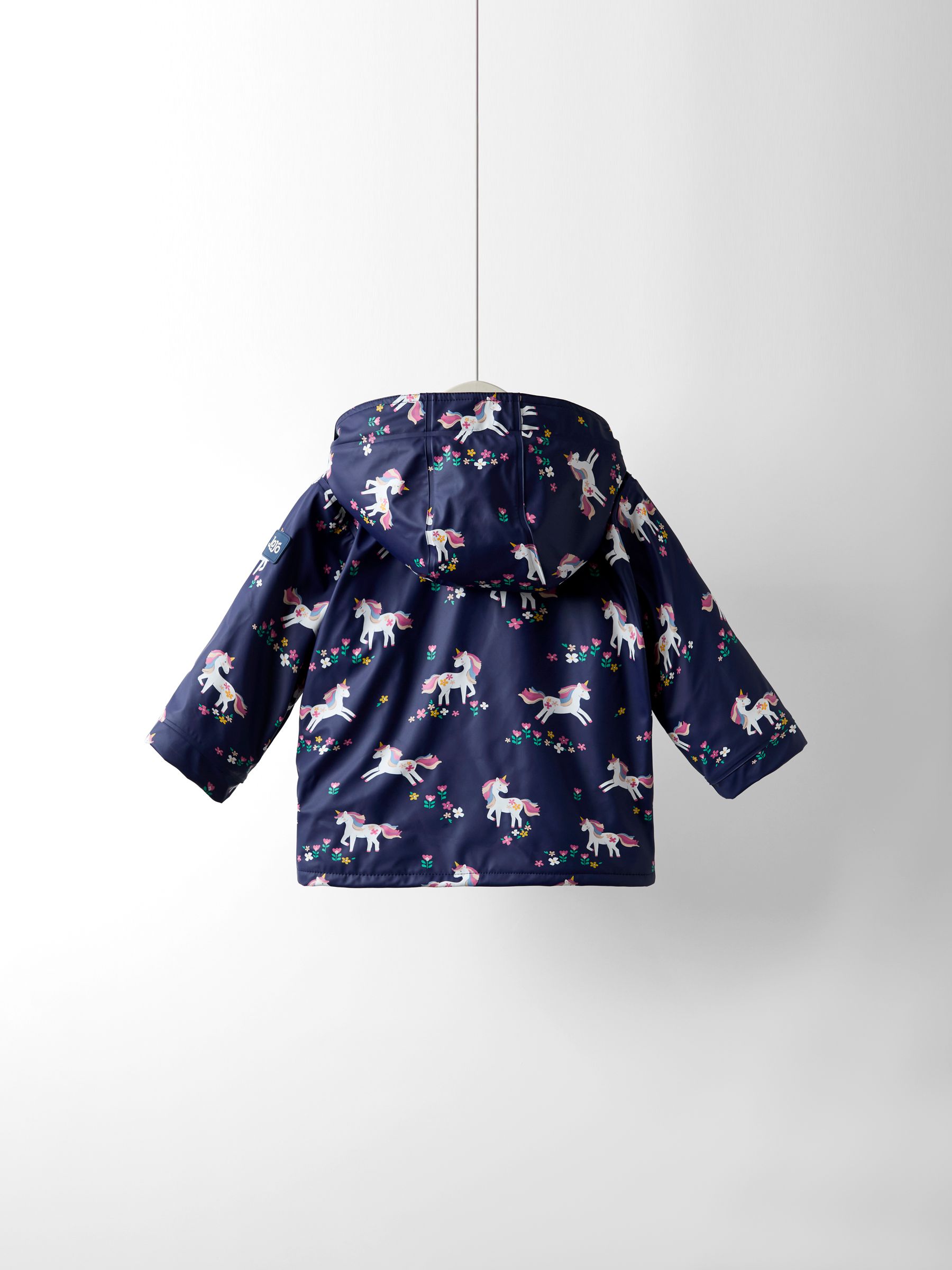 Navy Unicorn Waterproof Cosy Lined Jacket - Image 2 of 8