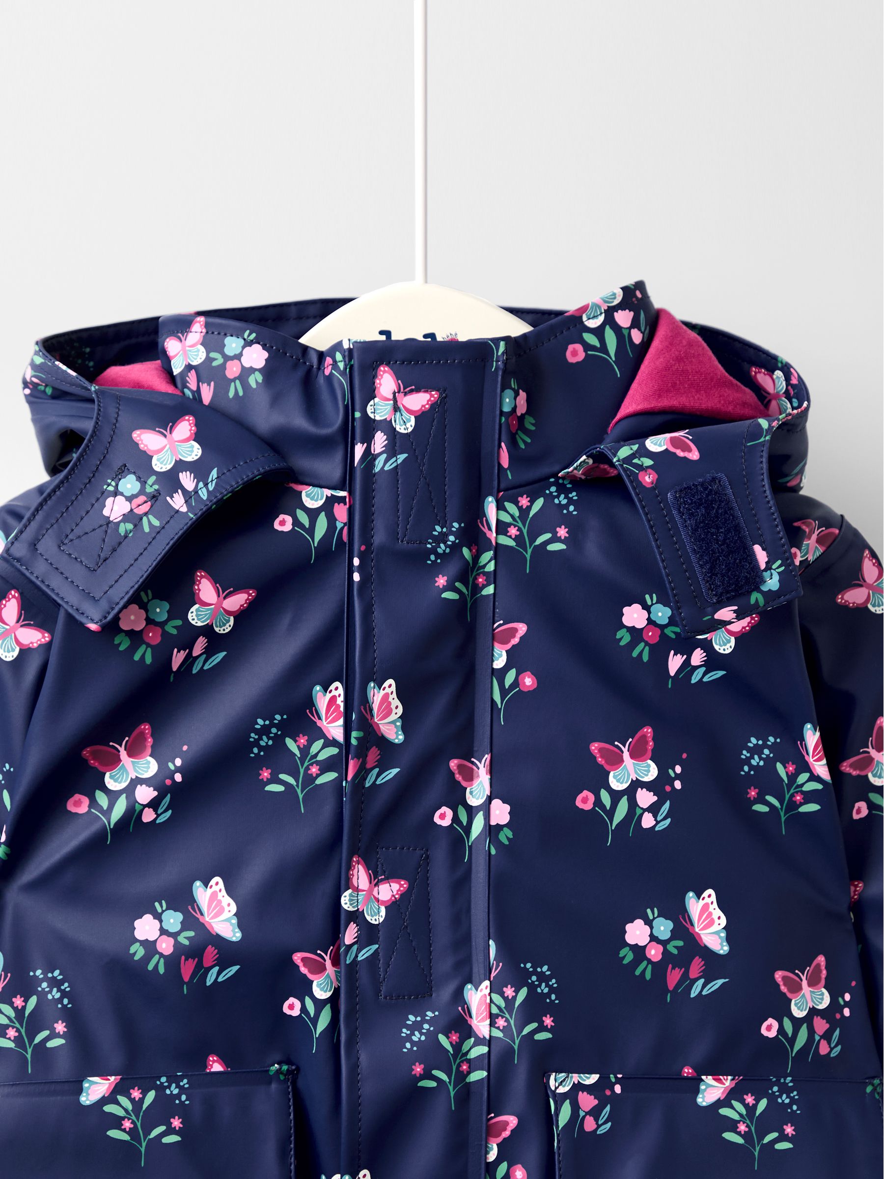 Navy Ditsy 3-In-1 Waterproof Jacket - Image 4 of 6