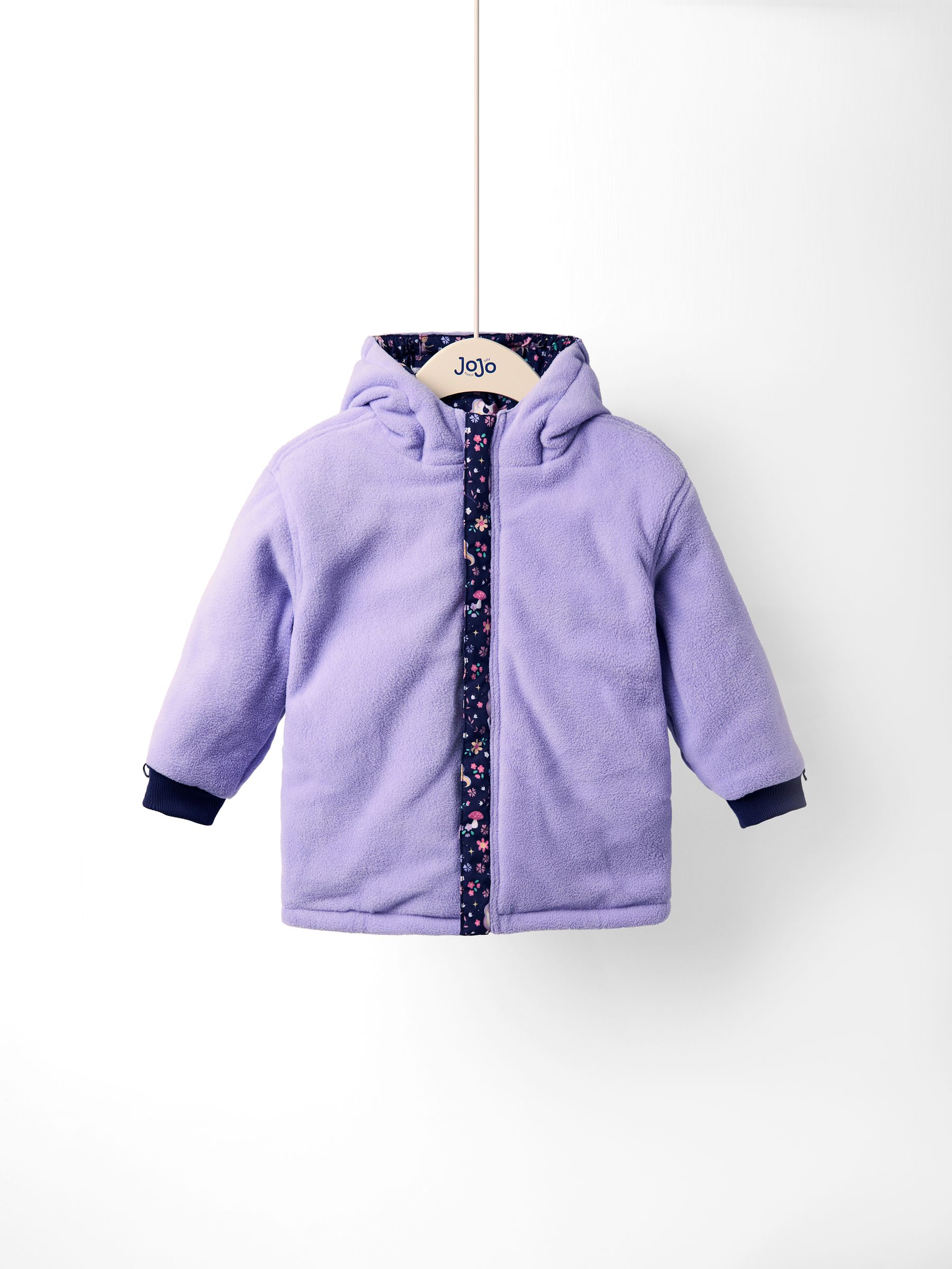 Purple Reversible Fleece Lined Jacket - Image 2 of 7