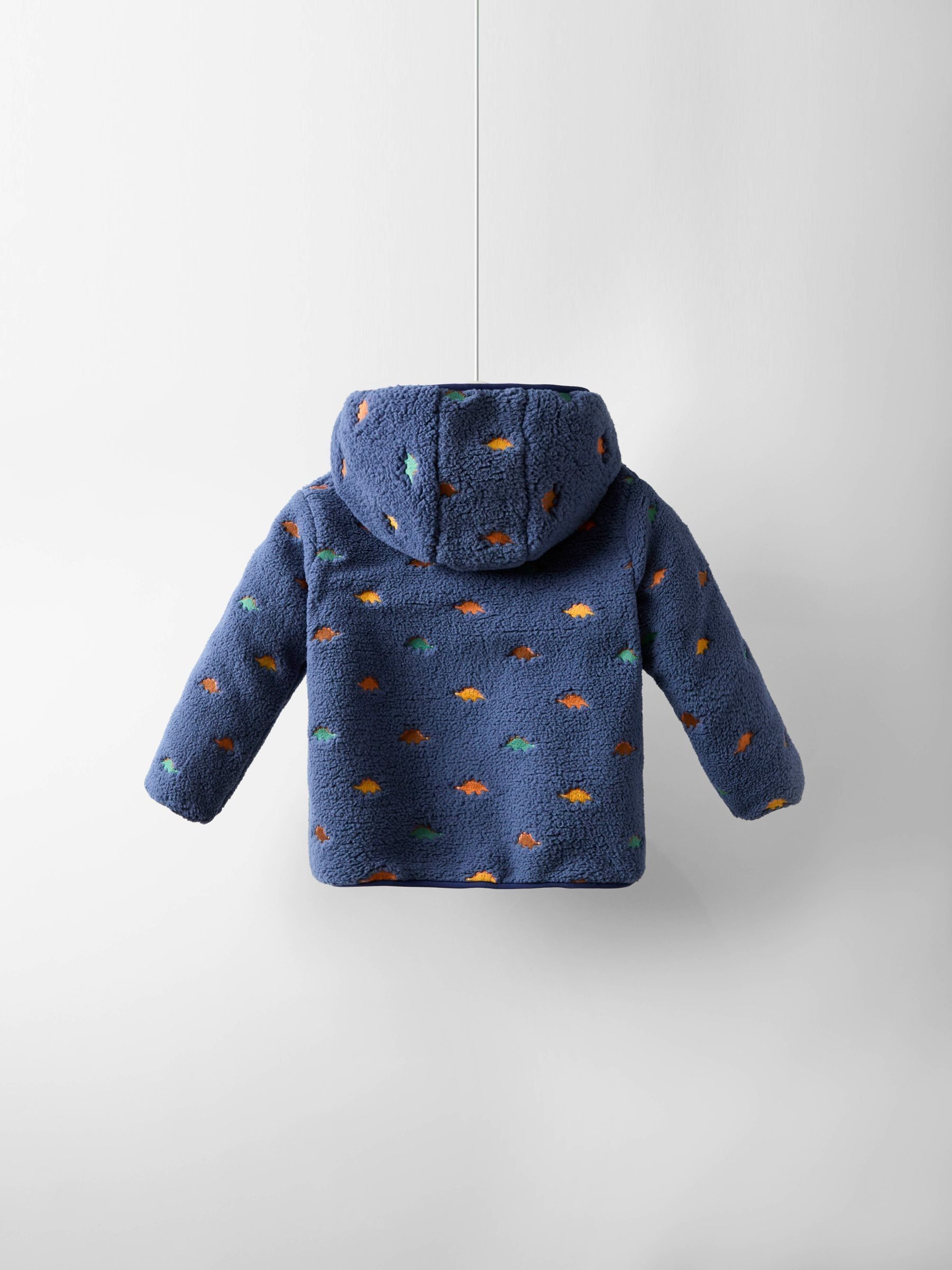 Blue Multi Reversible Fleece Lined Jacket - Image 14 of 14