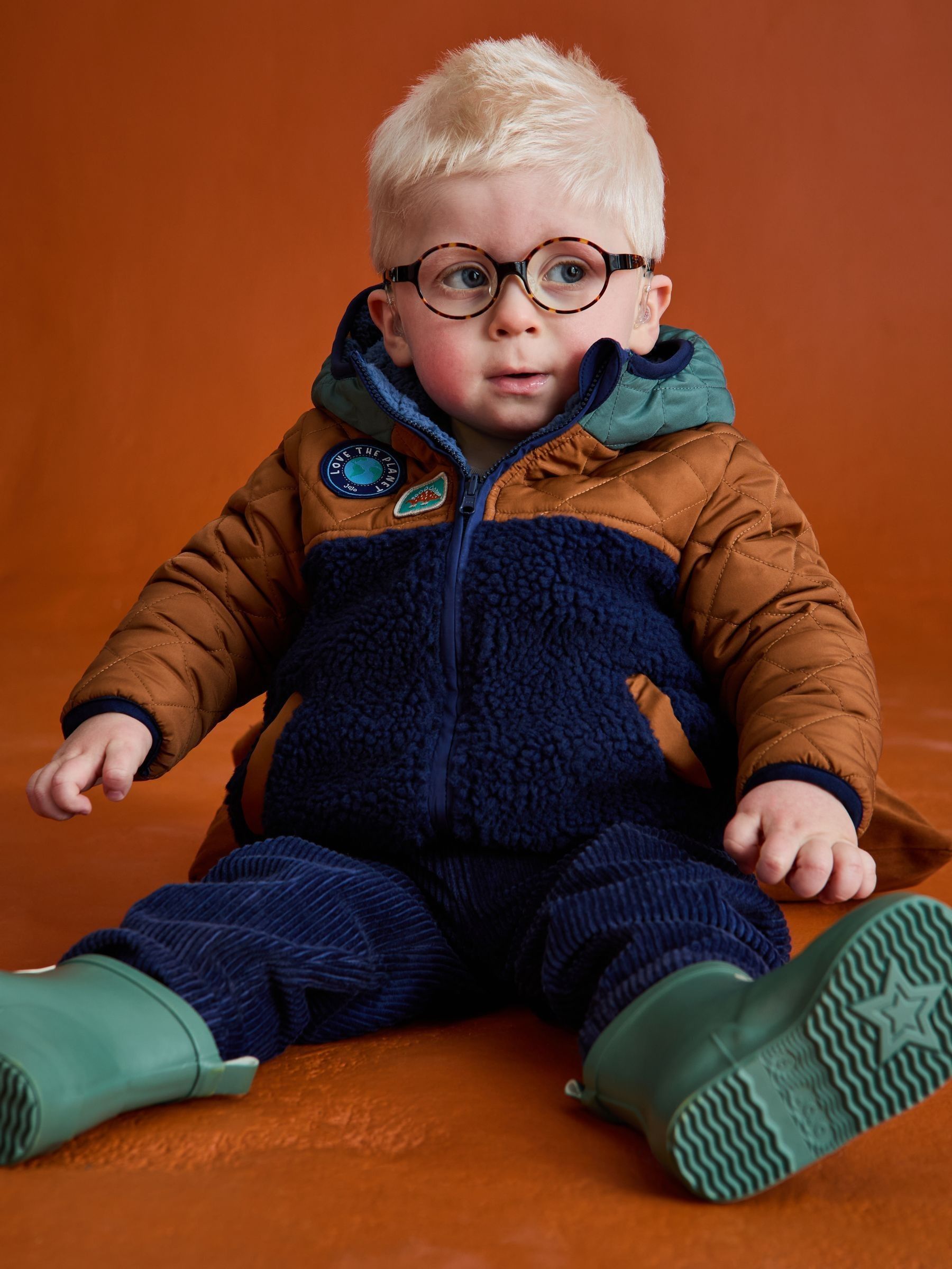 Light Blue Reversible Fleece Lined Jacket - Image 3 of 5