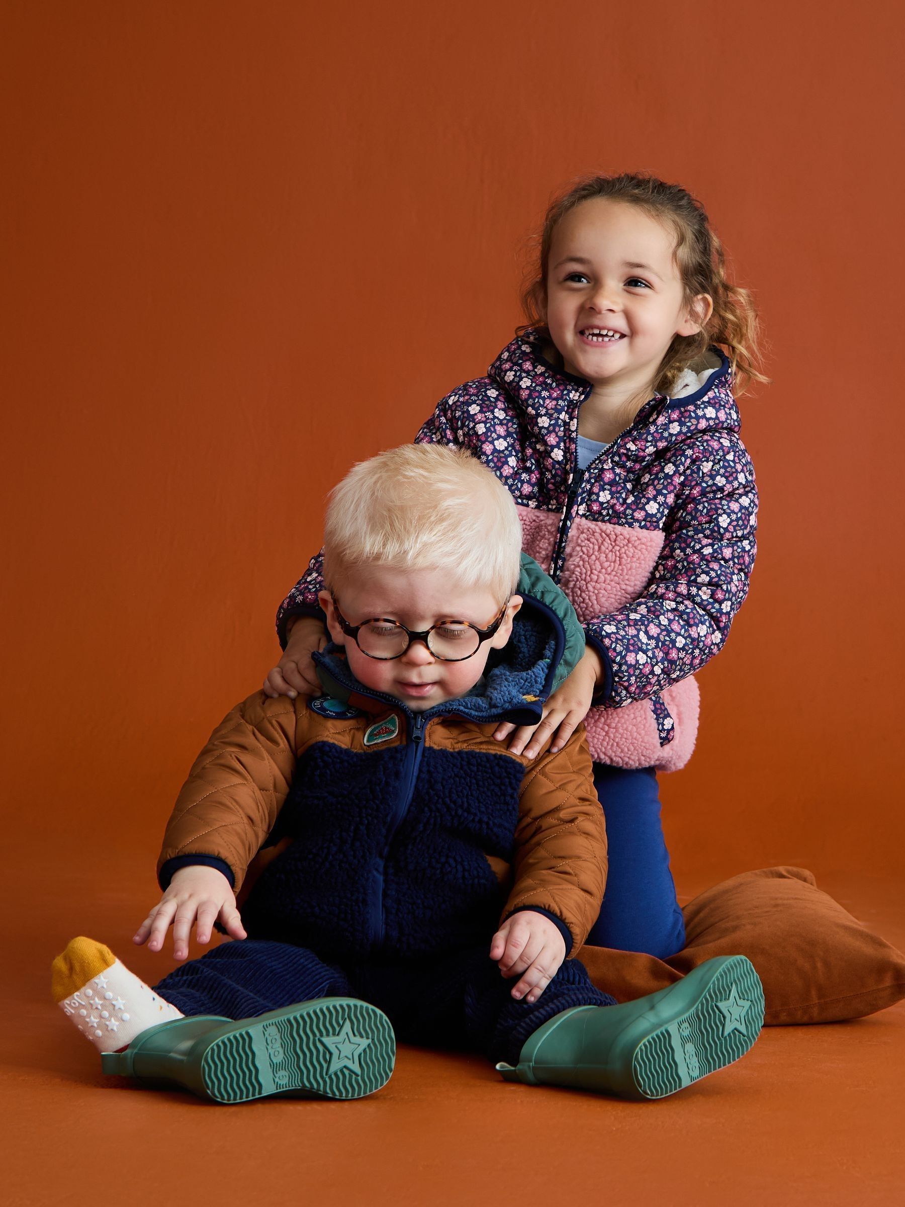 Light Blue Reversible Fleece Lined Jacket - Image 5 of 5