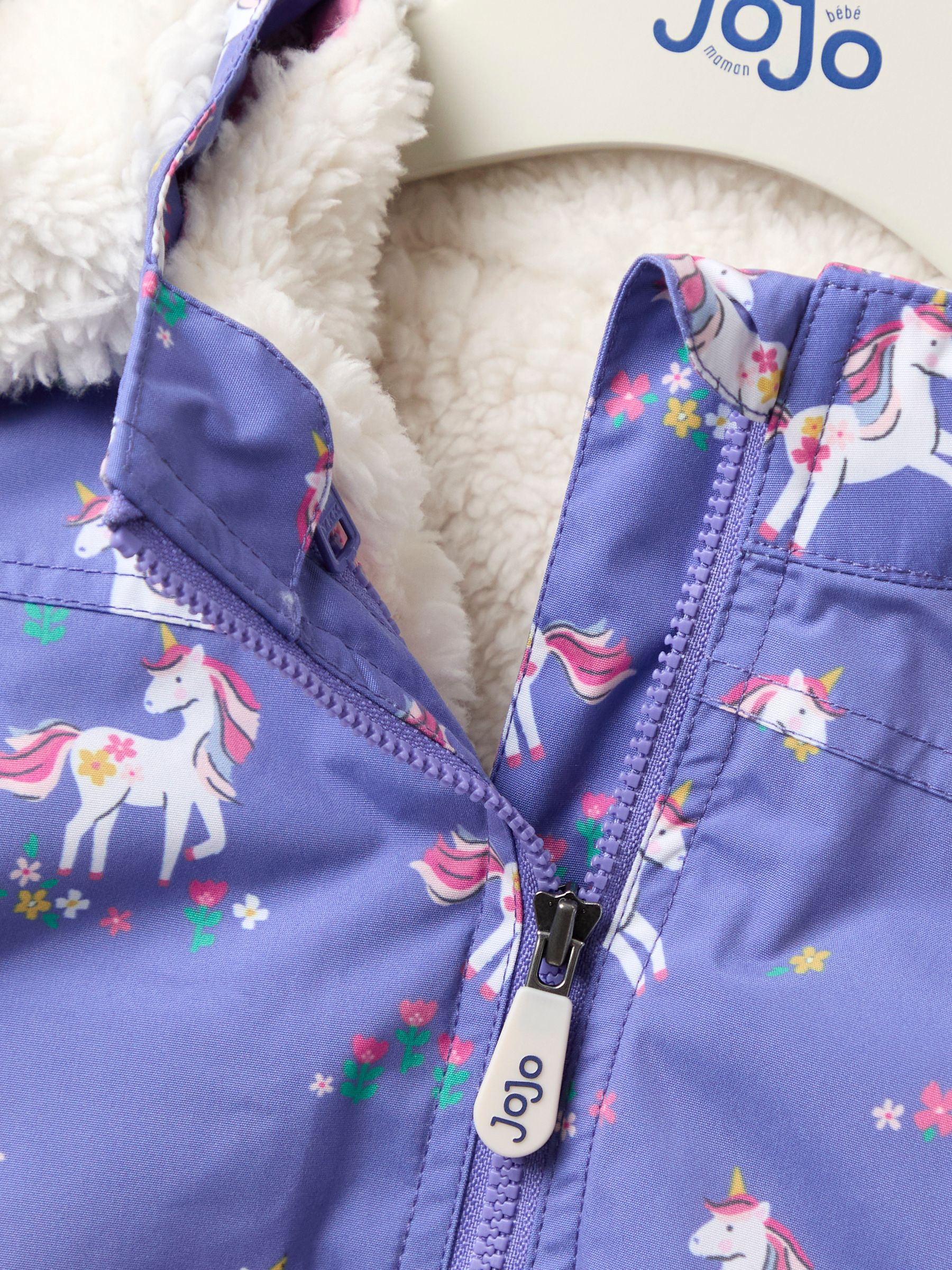 Purple 4-In-1 Waterproof Polar Fleece Jacket - Image 12 of 13