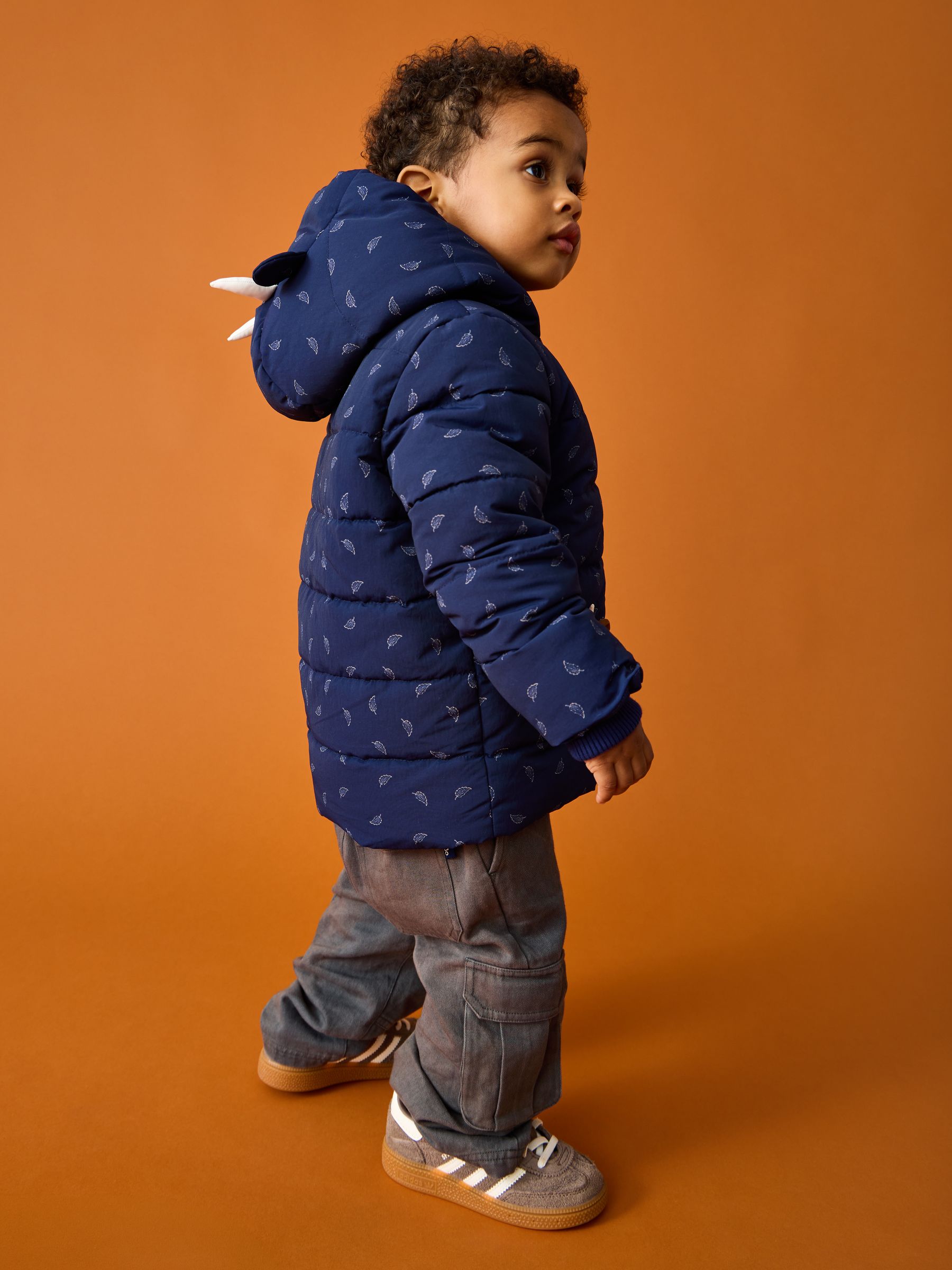 Light Blue Gruffalo Puffer Cosy Lined Jacket - Image 2 of 9 Light Blue Gruffalo Puffer Cosy Lined Jacket - Image 2 of 9