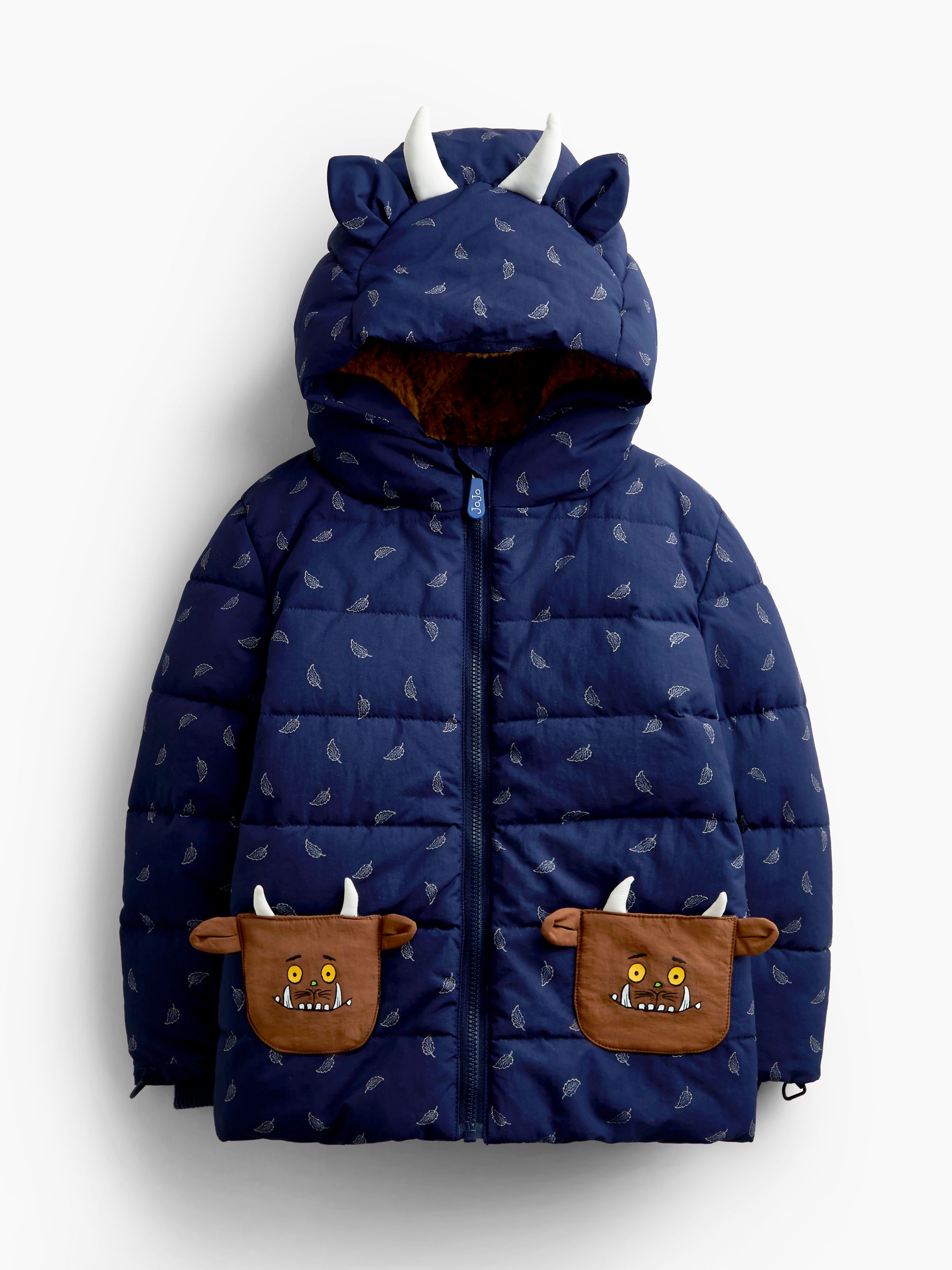 Light Blue Gruffalo Puffer Cosy Lined Jacket - Image 5 of 9