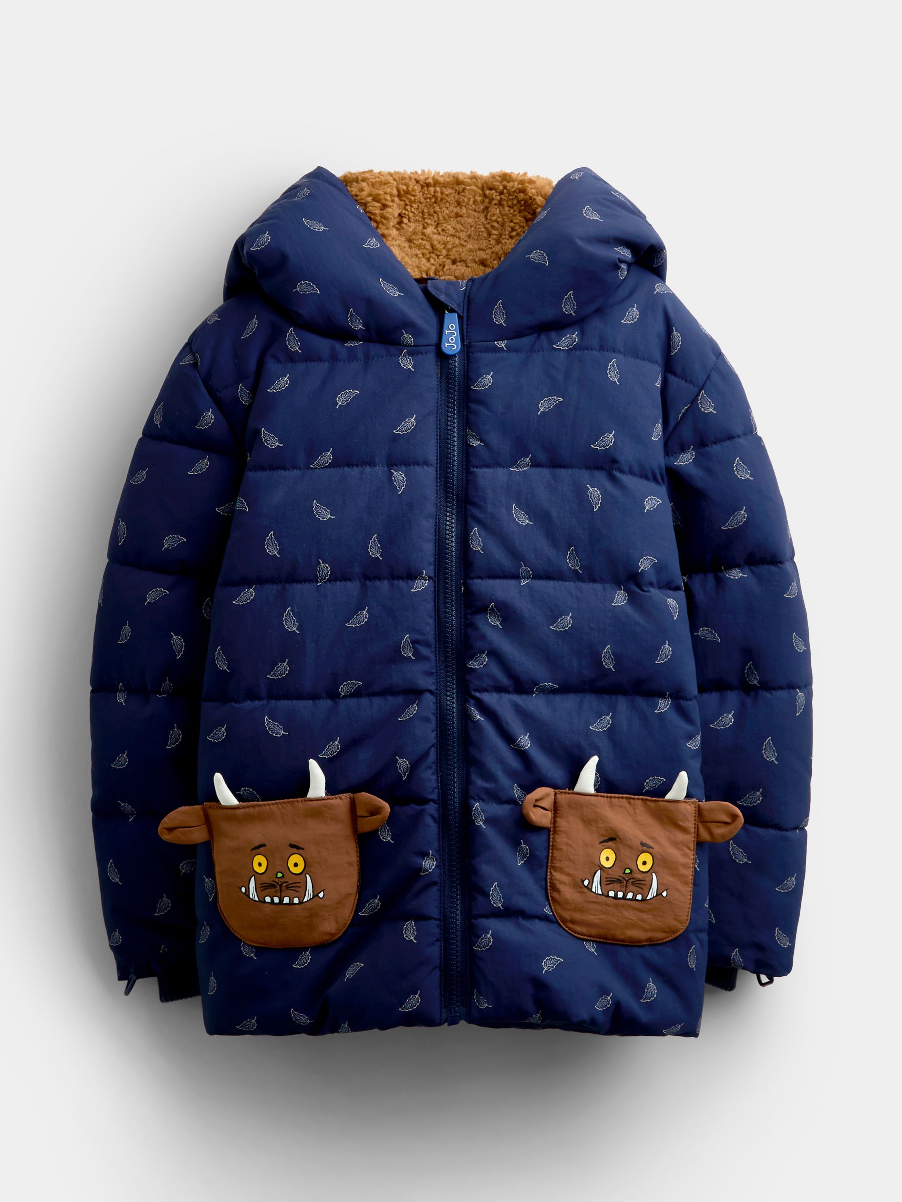 Light Blue Gruffalo Puffer Cosy Lined Jacket - Image 6 of 9