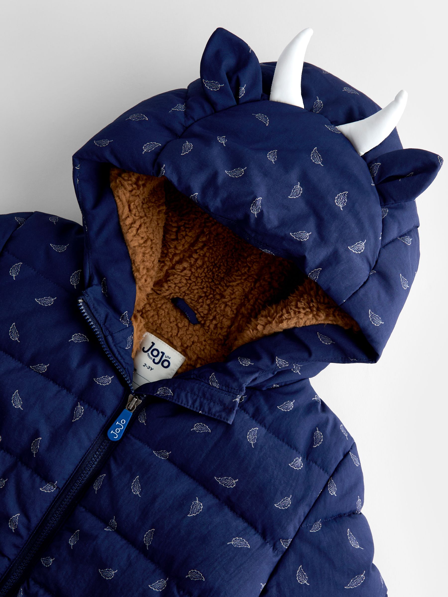 Light Blue Gruffalo Puffer Cosy Lined Jacket - Image 8 of 9
