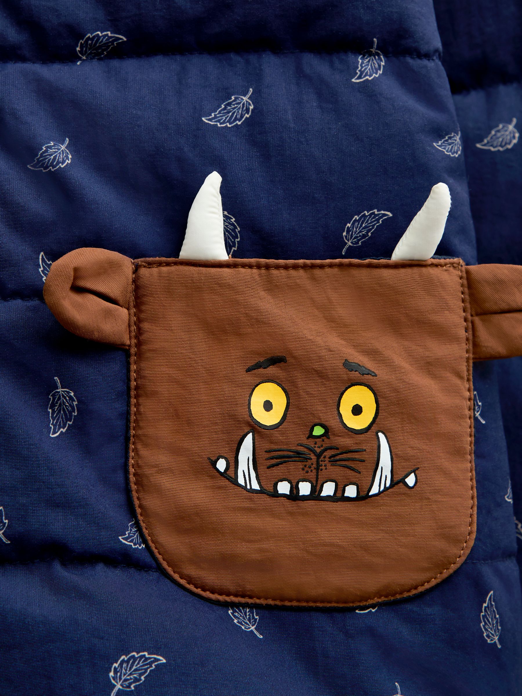 Light Blue Gruffalo Puffer Cosy Lined Jacket - Image 9 of 9