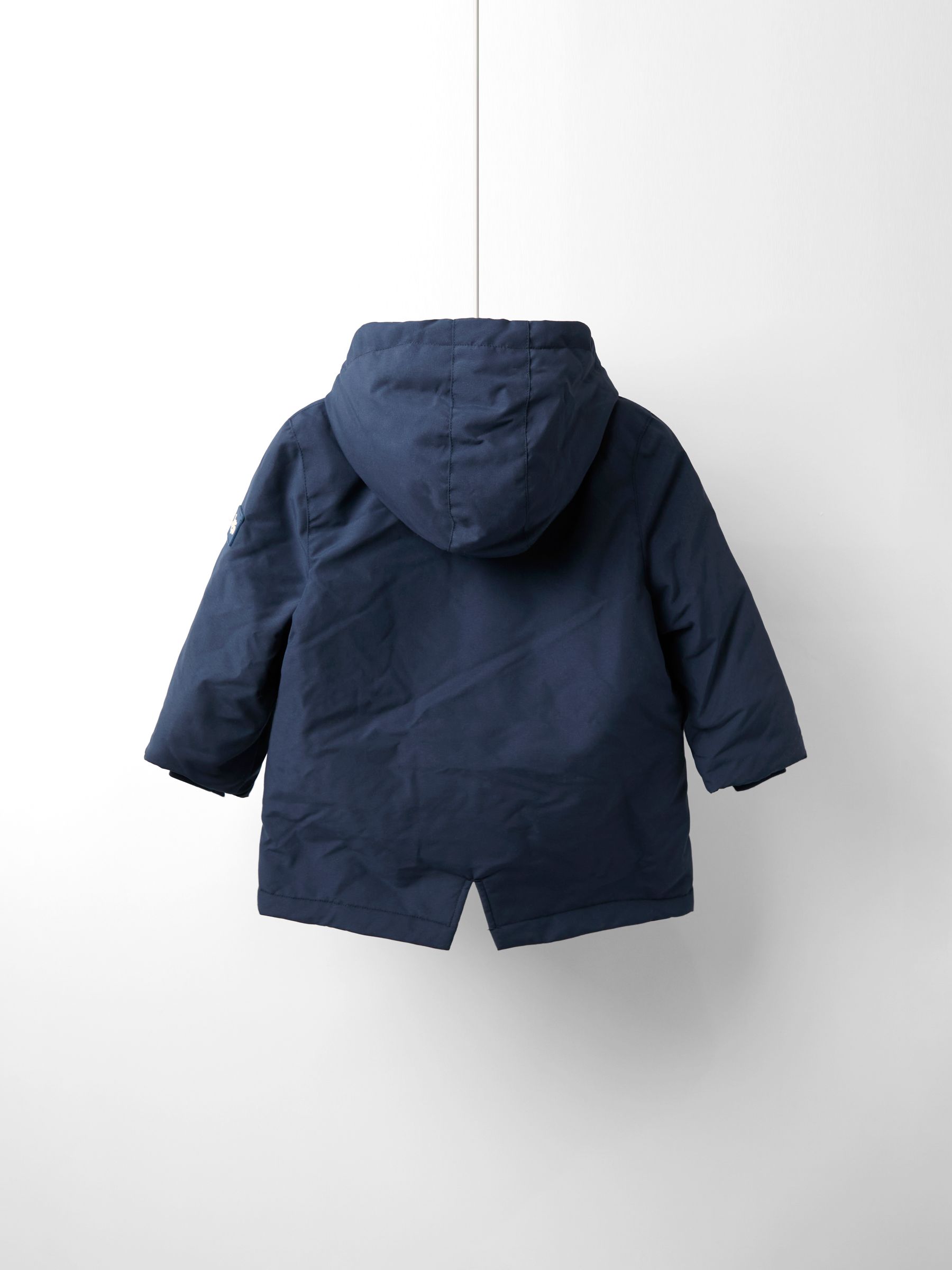 Navy Adventure Badge Borg Lined Parka - Image 2 of 7