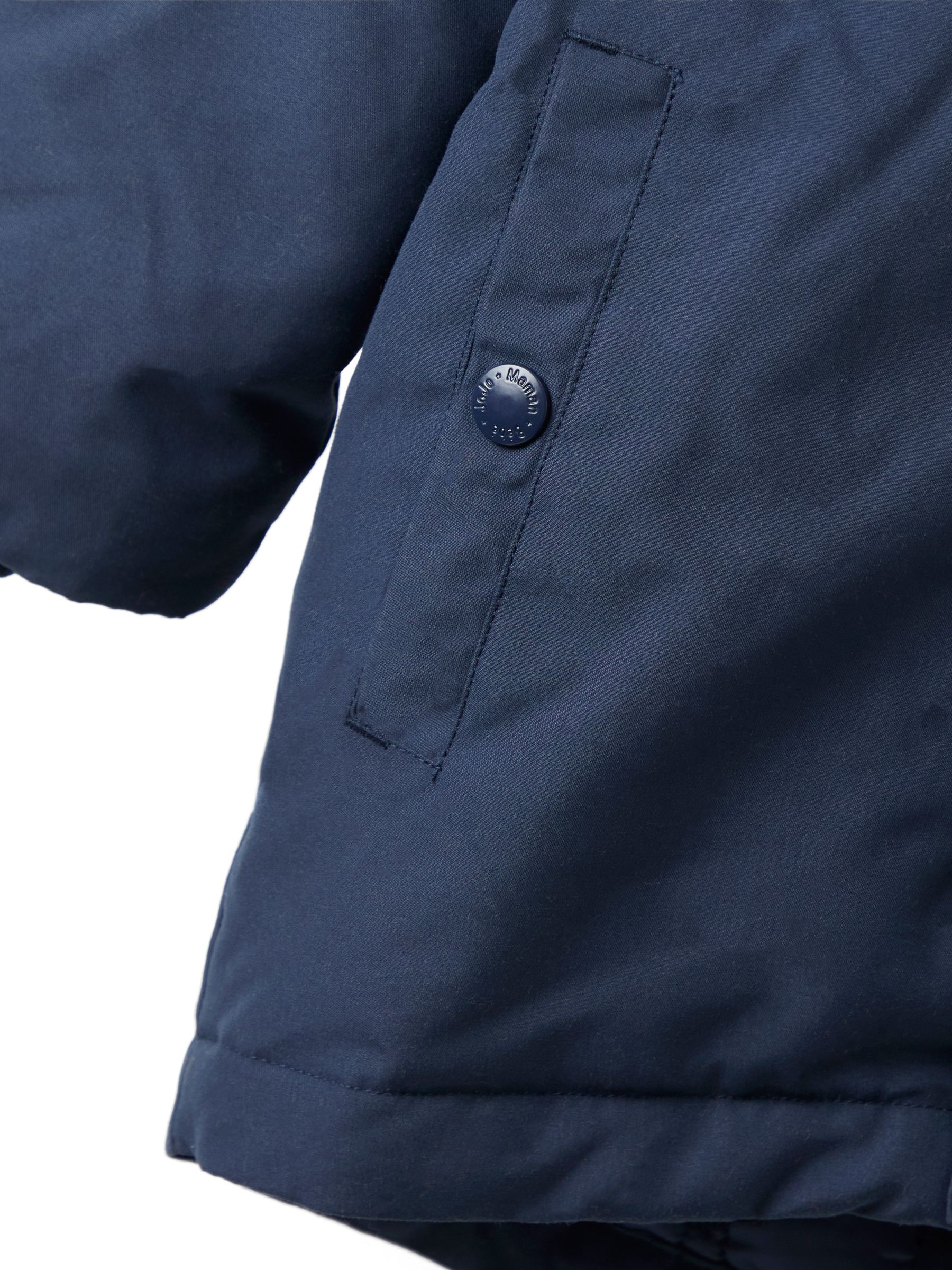 Navy Adventure Badge Borg Lined Parka - Image 6 of 7