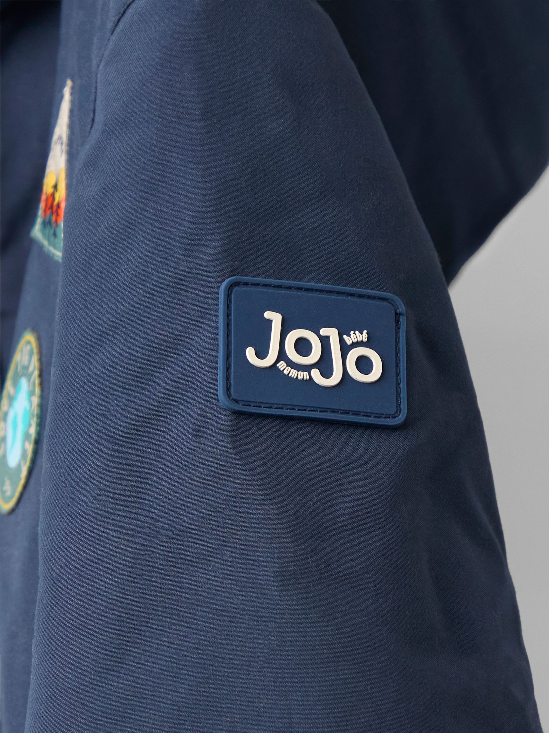 Navy Adventure Badge Borg Lined Parka - Image 7 of 7