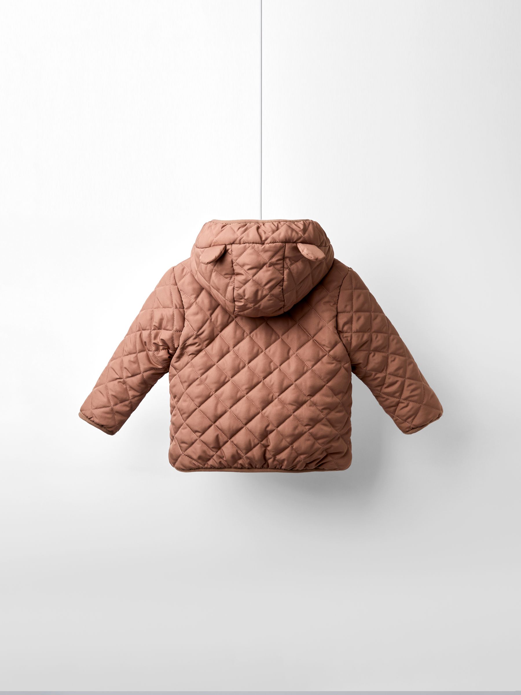 Light Cream Reversible Fleece Lined Jacket - Image 3 of 8