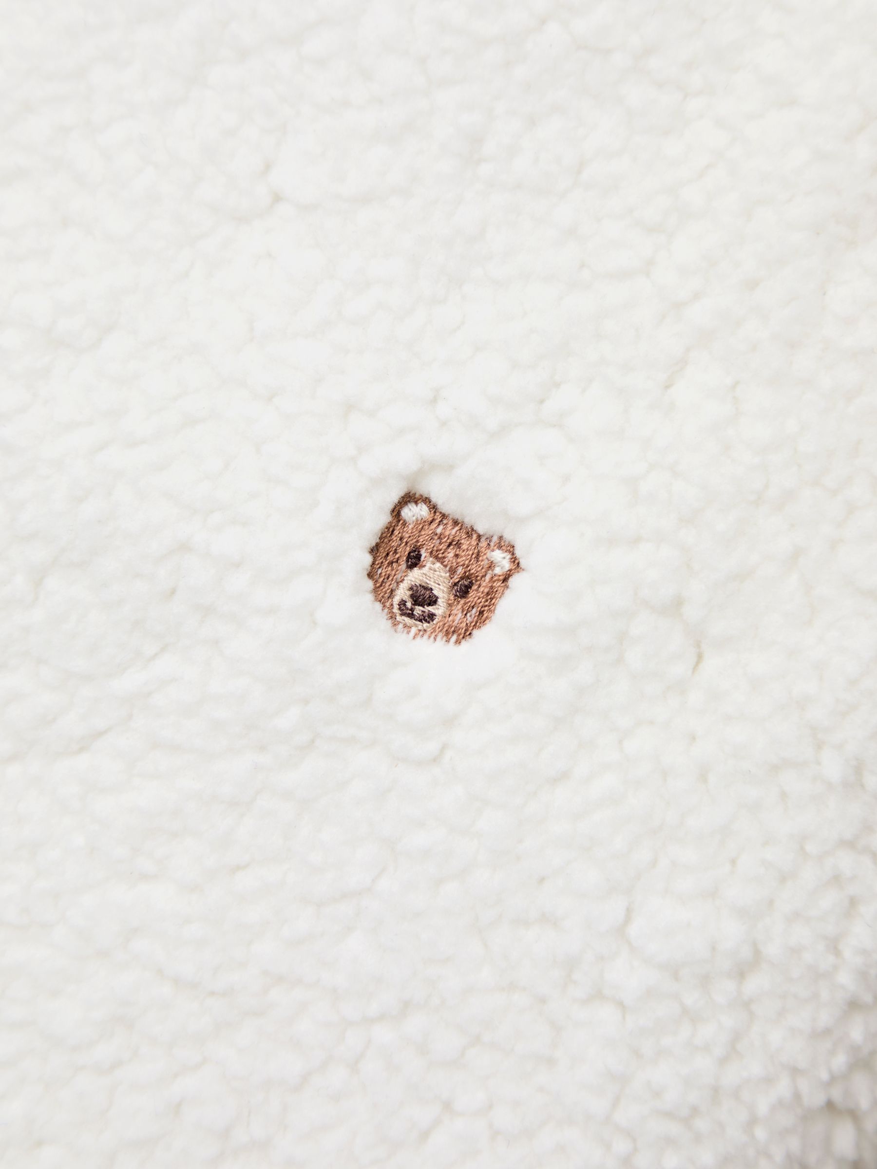 Light Cream Reversible Fleece Lined Jacket - Image 8 of 8