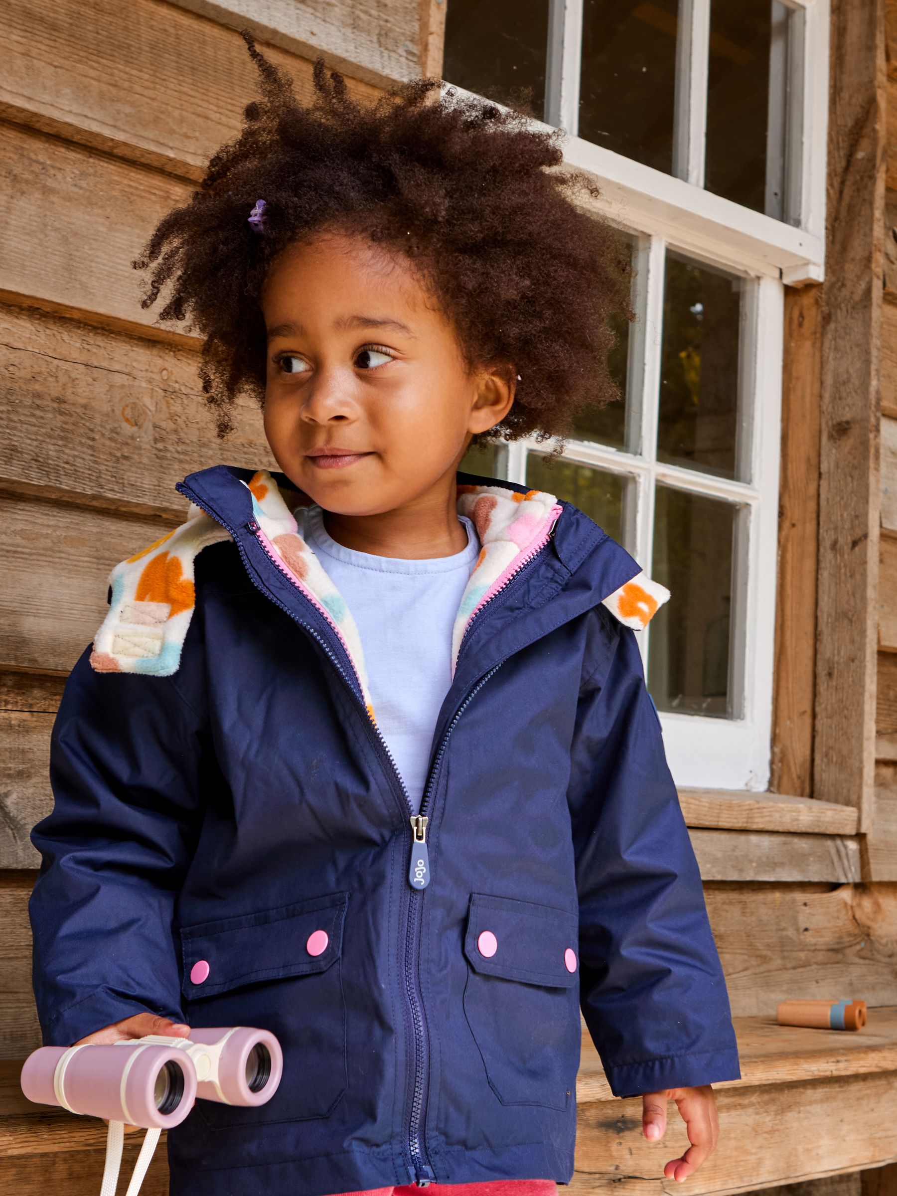 Navy 4-In-1 Waterproof Polar Fleece Jacket - Image 2 of 3