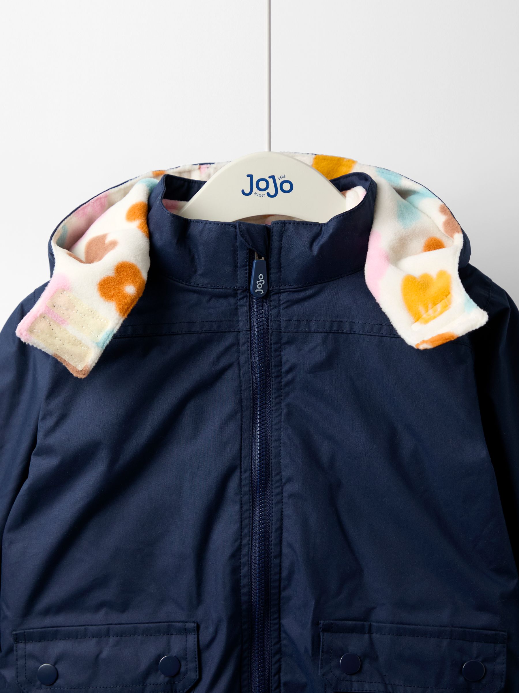 Navy 4-In-1 Waterproof Polar Fleece Jacket - Image 9 of 11