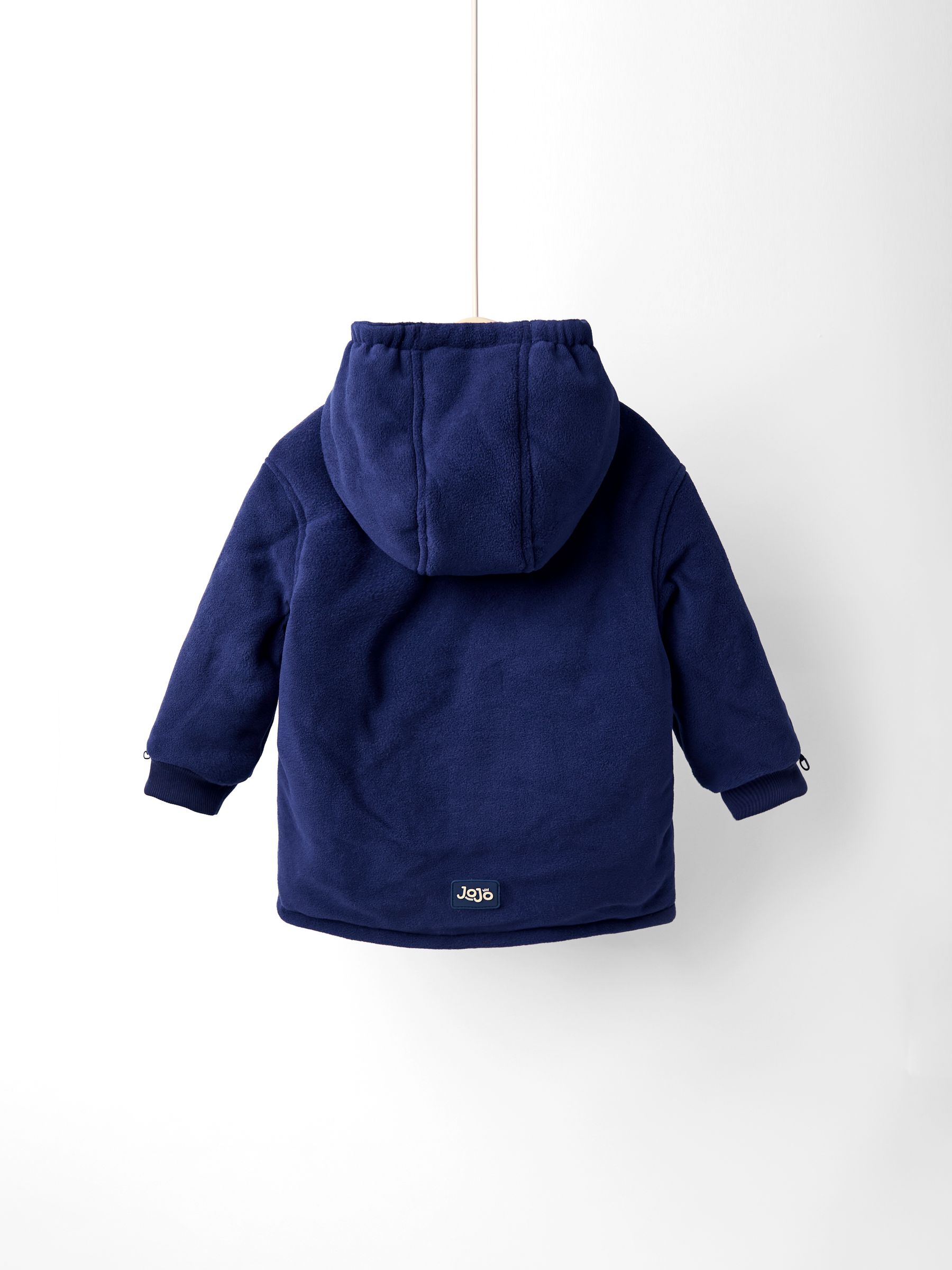 Dark Blue Reversible Fleece Lined Jacket - Image 4 of 8