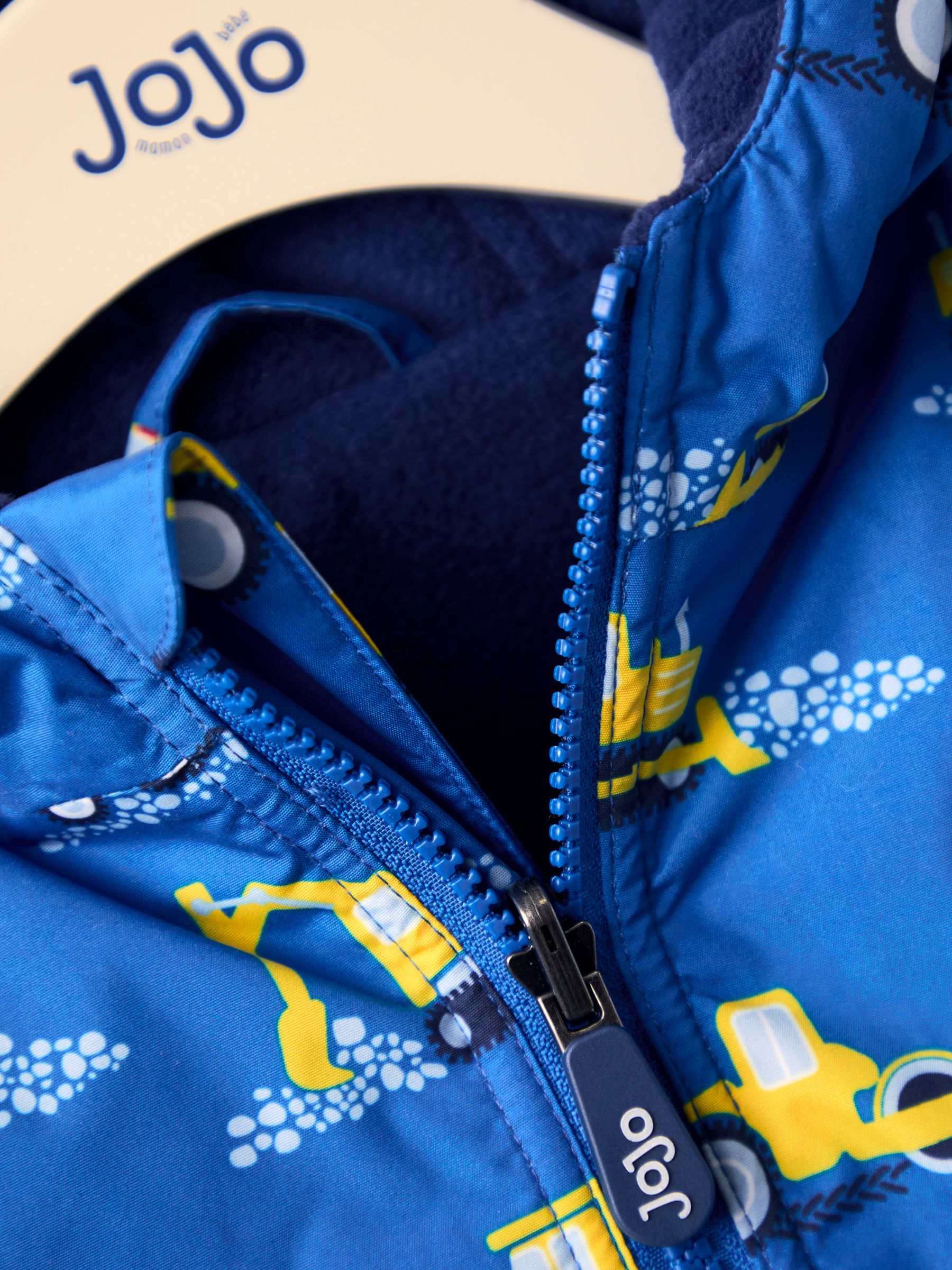 Dark Blue Reversible Fleece Lined Jacket - Image 6 of 8