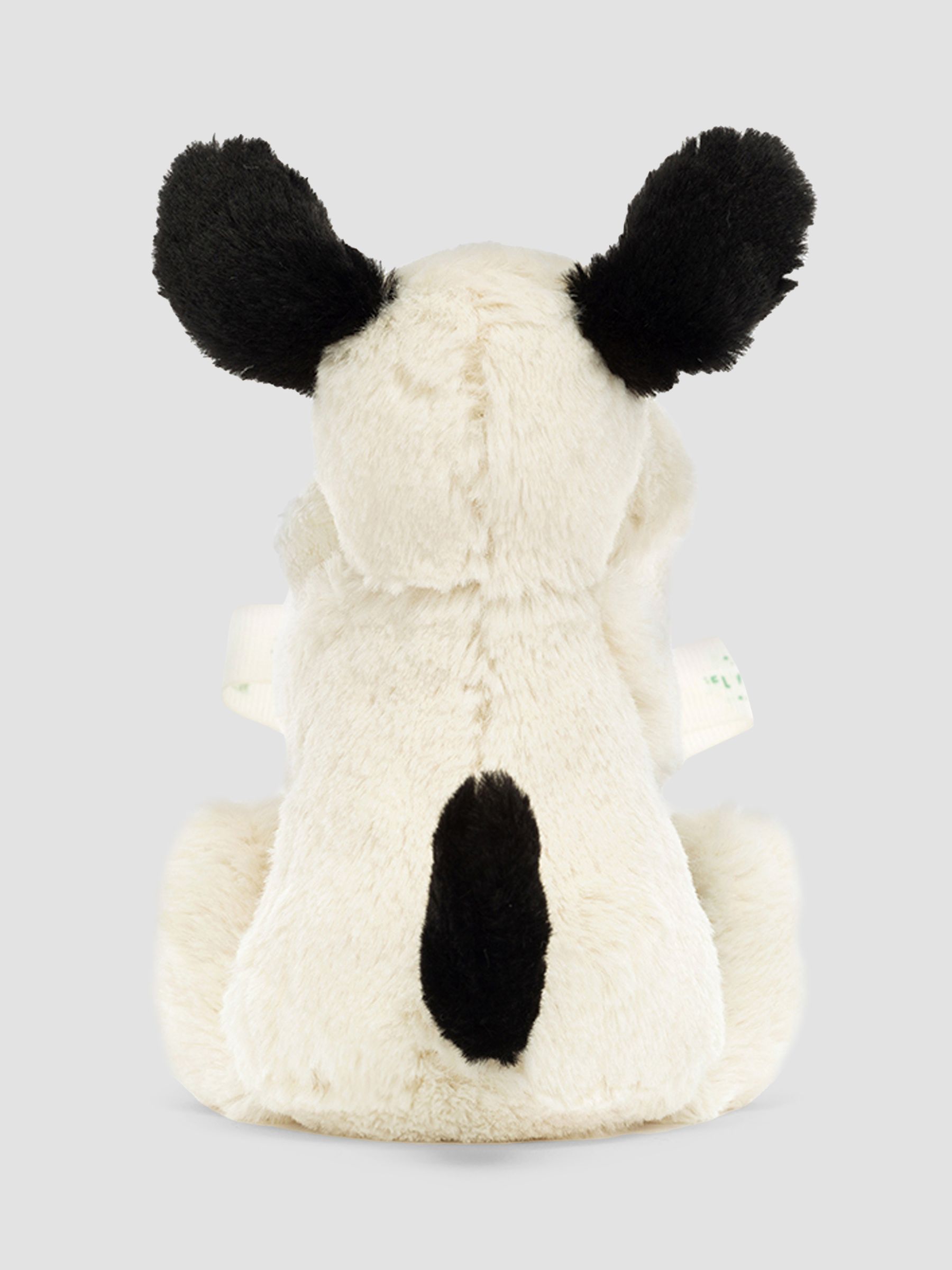 Jellycat Bashful Black & Cream Puppy Soother - Image 2 of 6