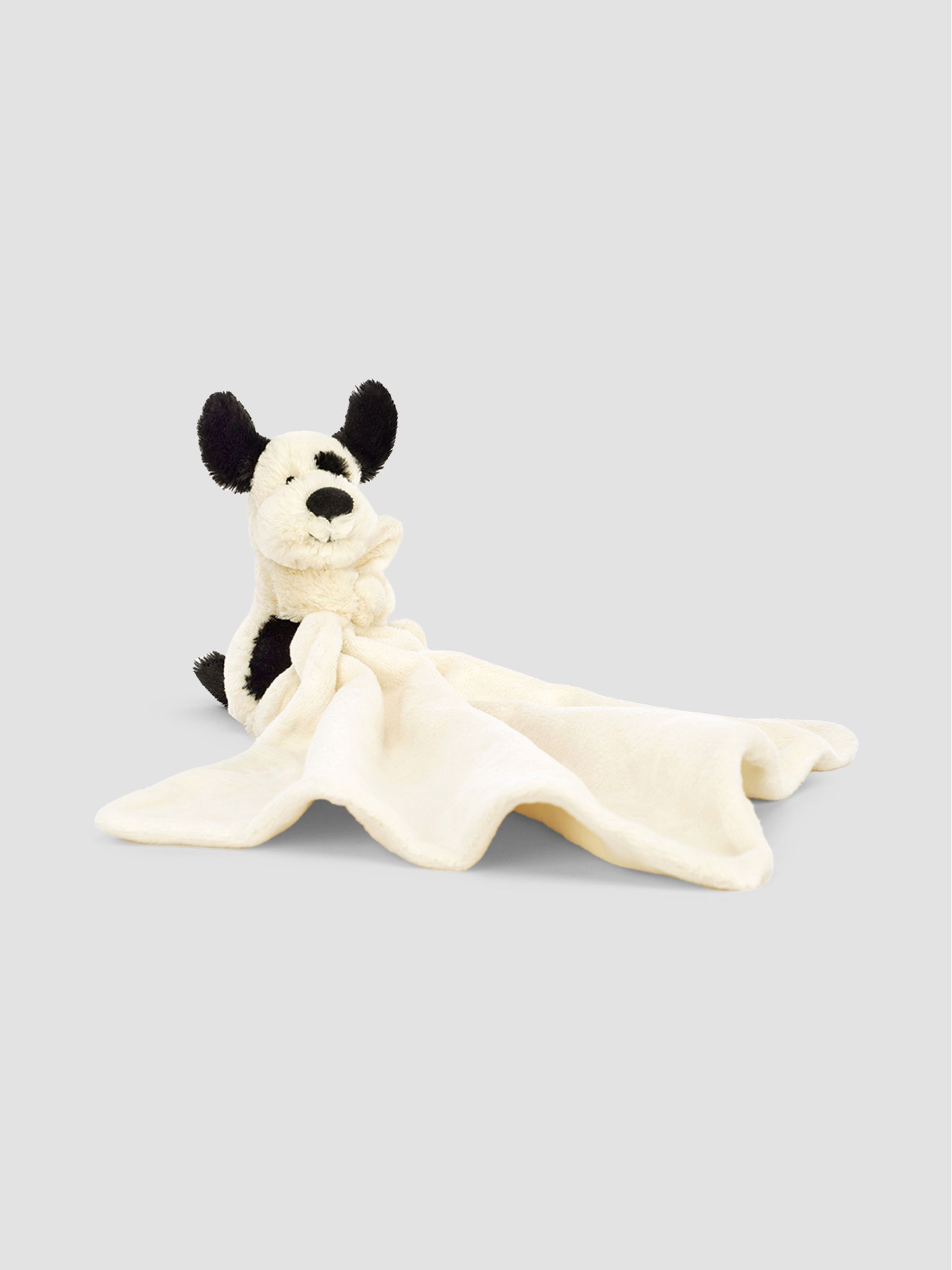 Jellycat Bashful Black & Cream Puppy Soother - Image 3 of 6