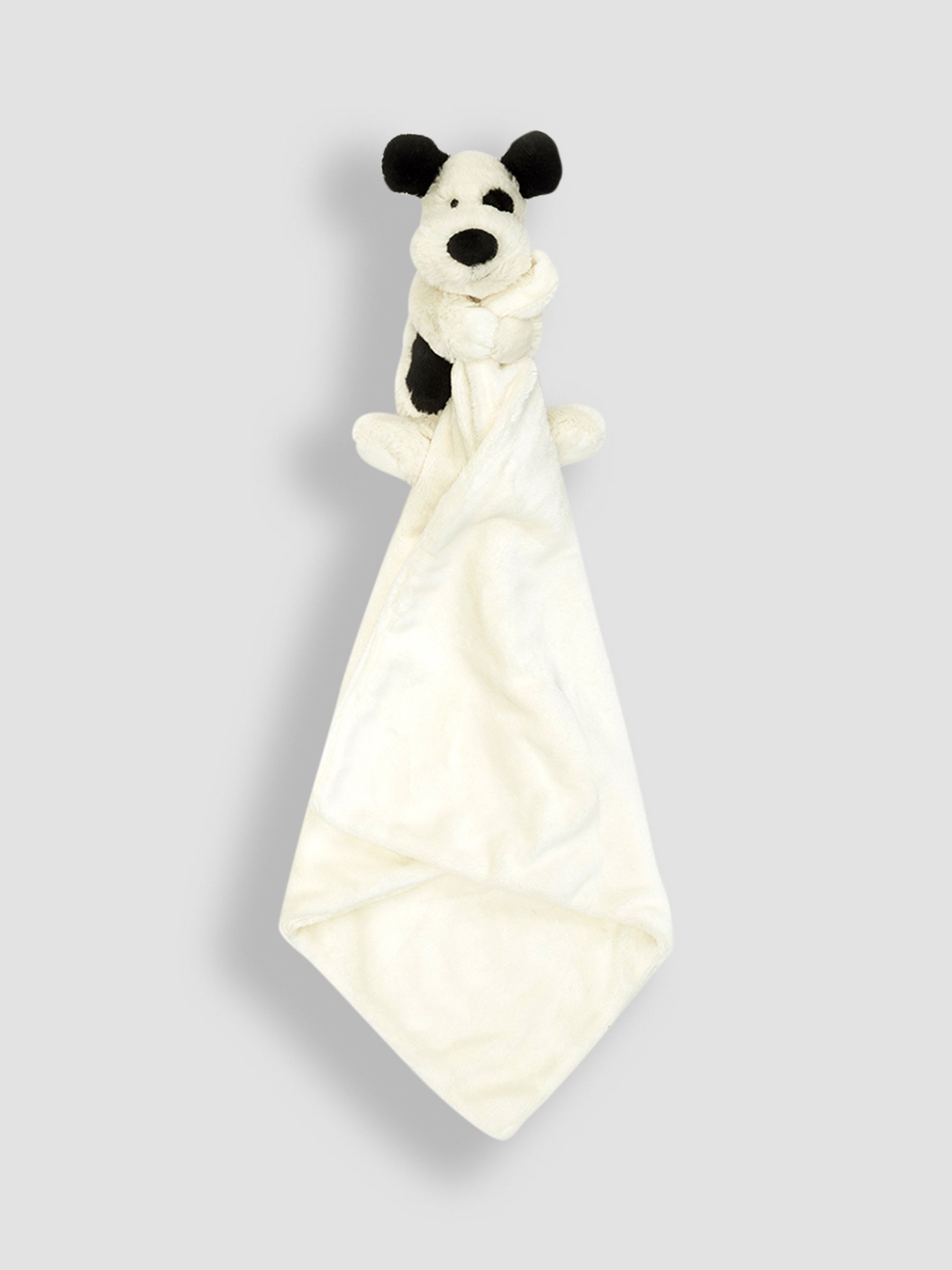 Jellycat Bashful Black & Cream Puppy Soother - Image 6 of 6