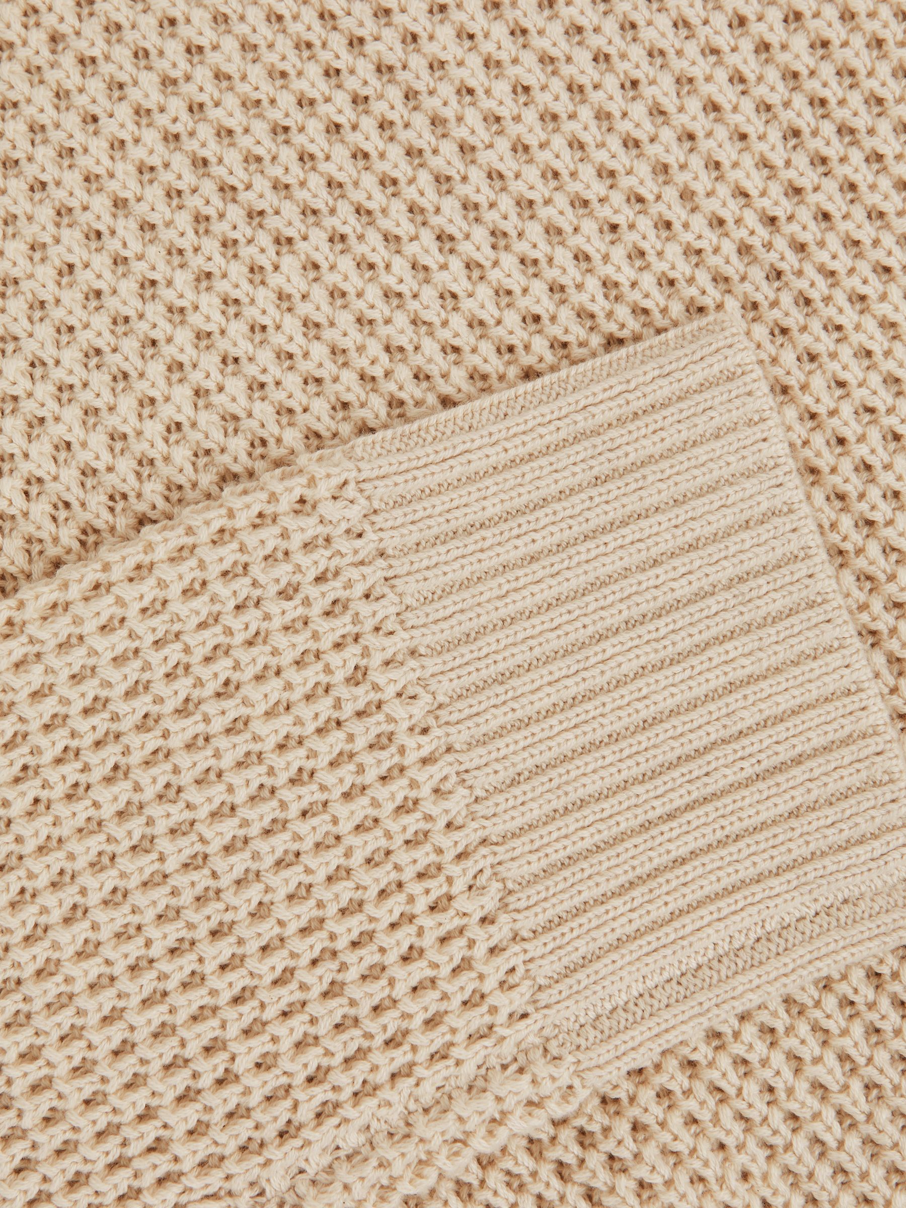 Paige Cotton Waffle-Knit Sweater in Natural - Image 6 of 6