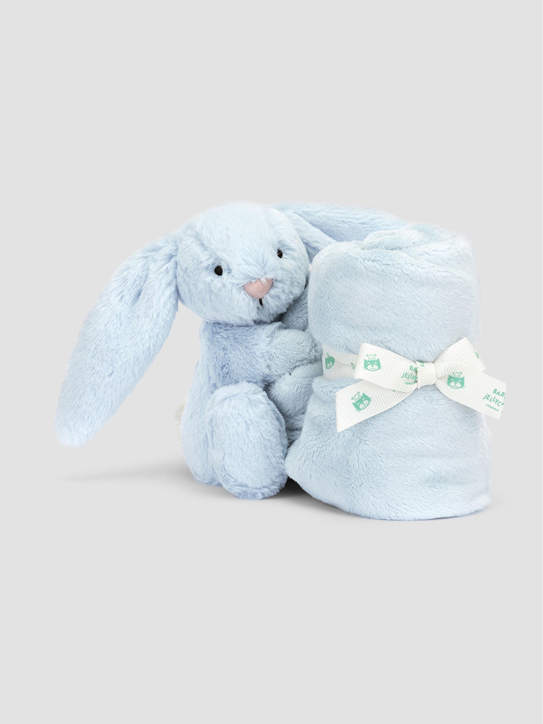 Jellycat Bashful Blue Bunny Soother - Image 4 of 7