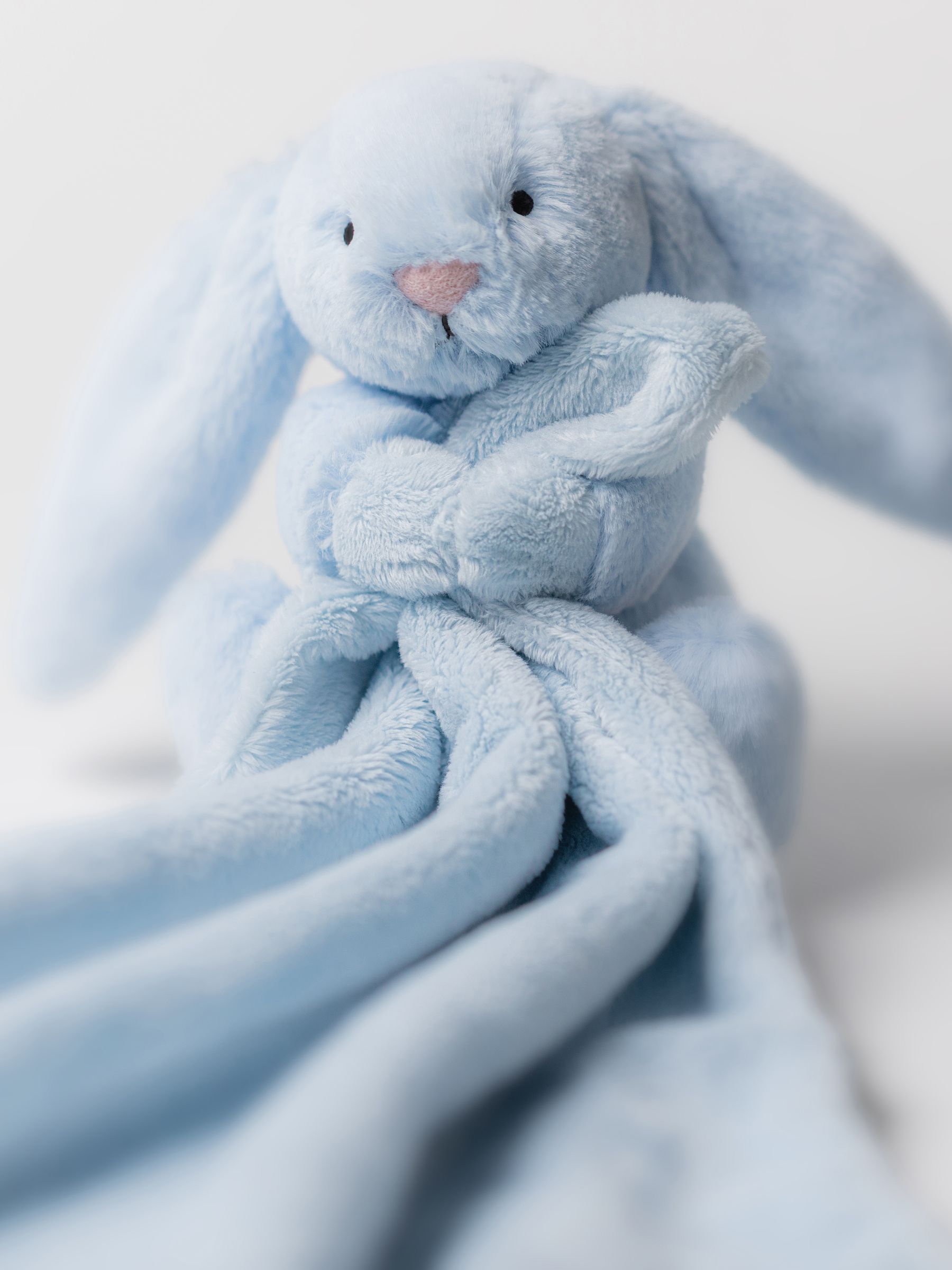 Jellycat Bashful Blue Bunny Soother - Image 7 of 7