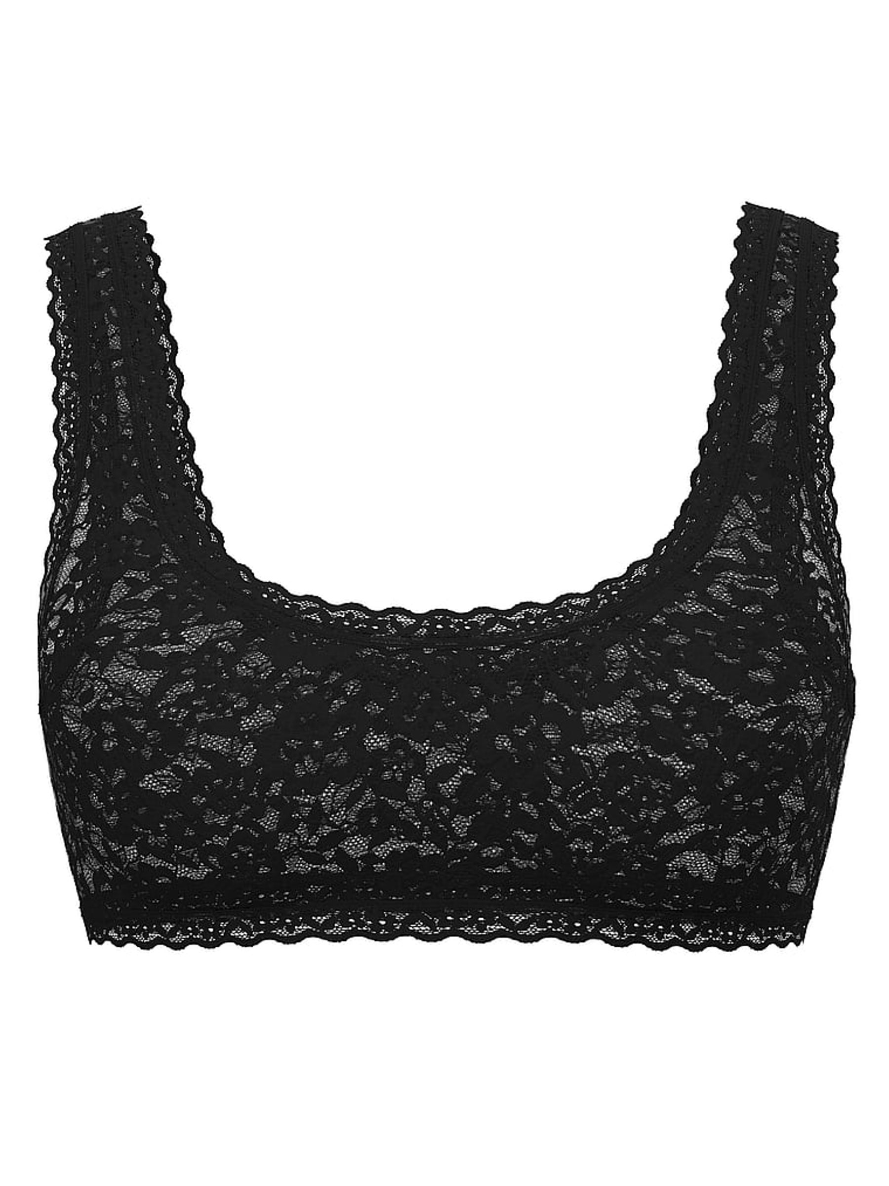 Black Sexy Tee Lace Scoop Bralette - Image 3 of 3