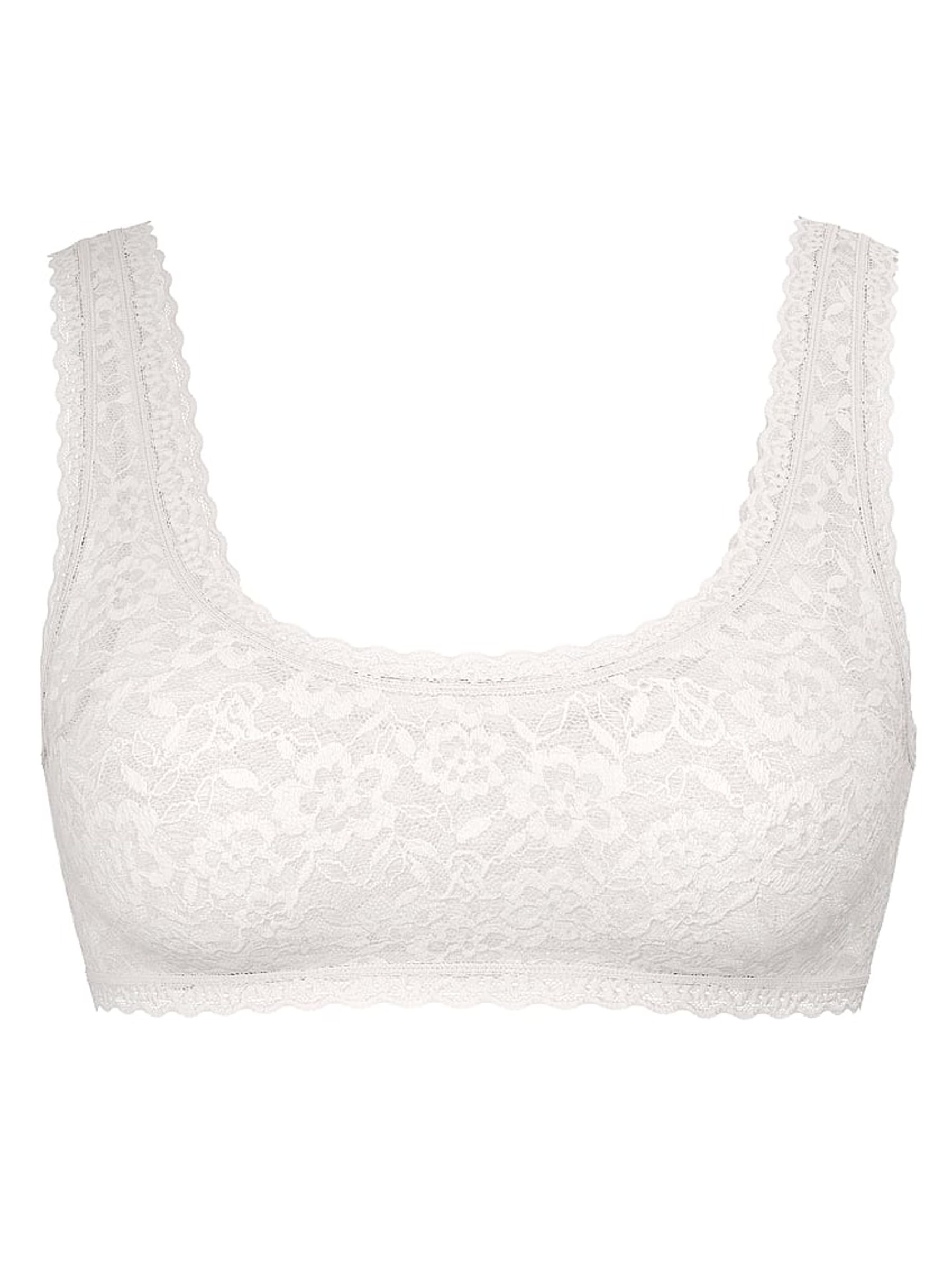 Coconut White Sexy Tee Lace Scoop Bralette - Image 3 of 3